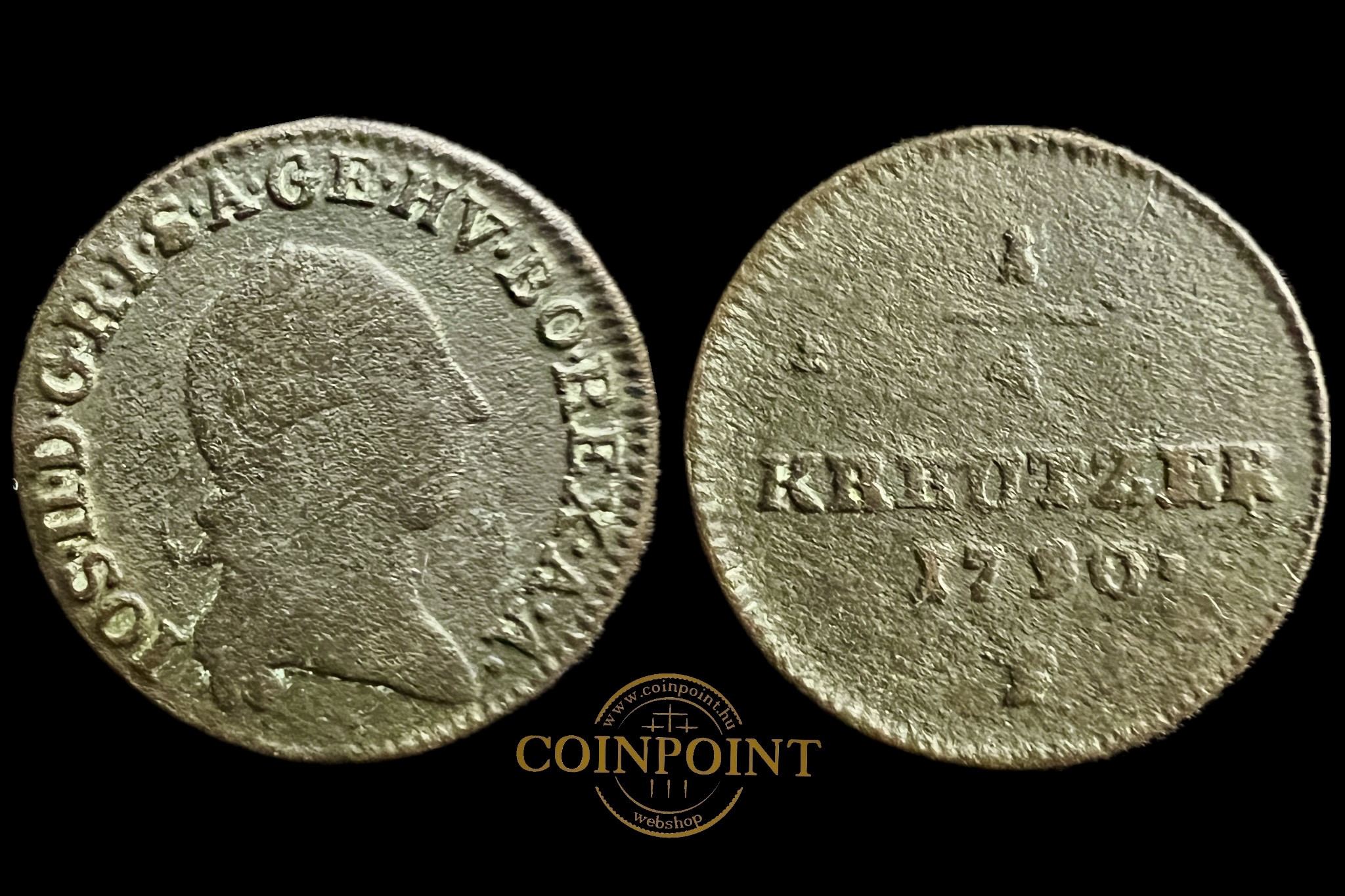 II. József 1/4 krajcár F