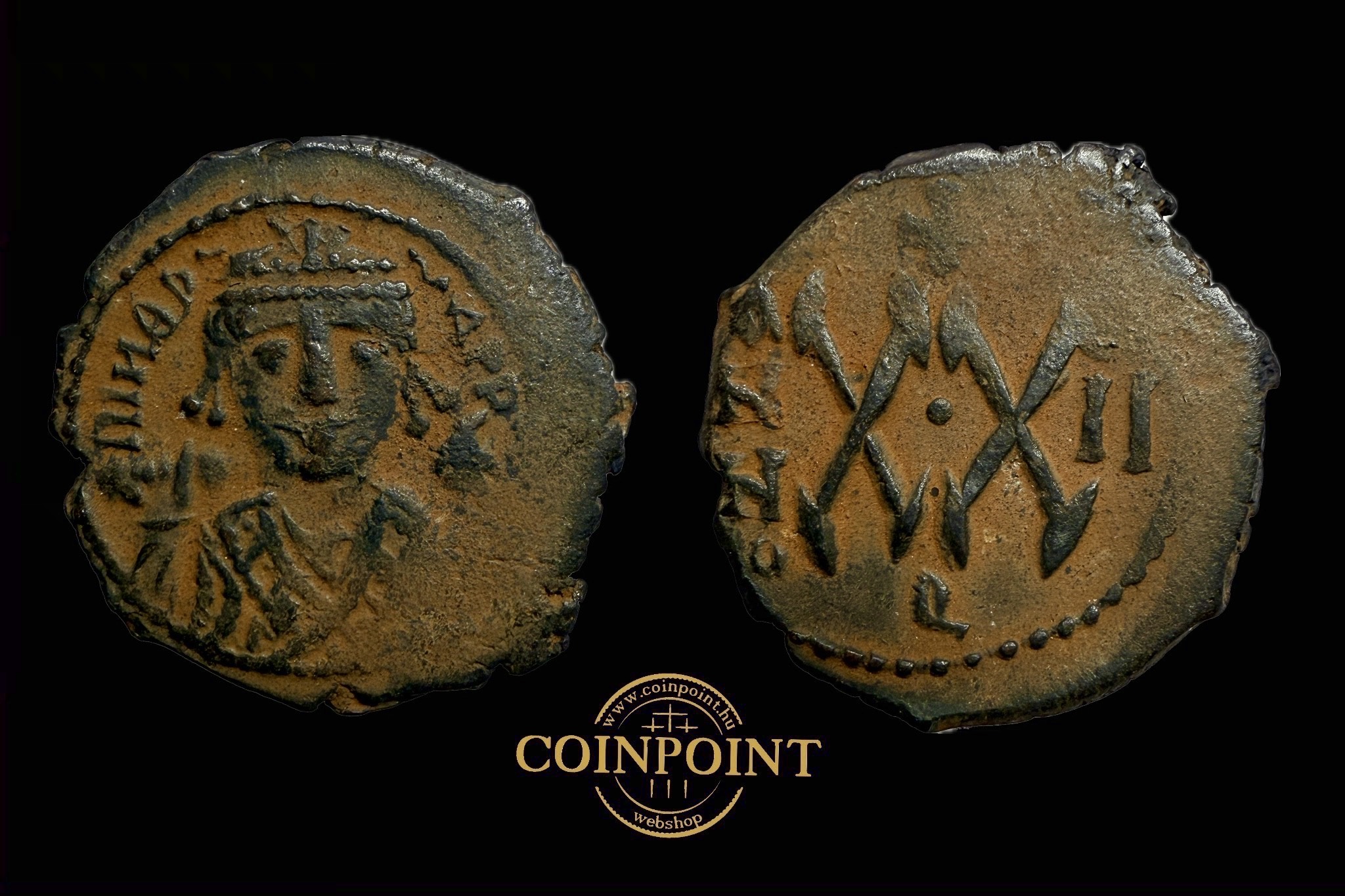 Marcus Tiberius 1/2 follis (582-602) Antiókia