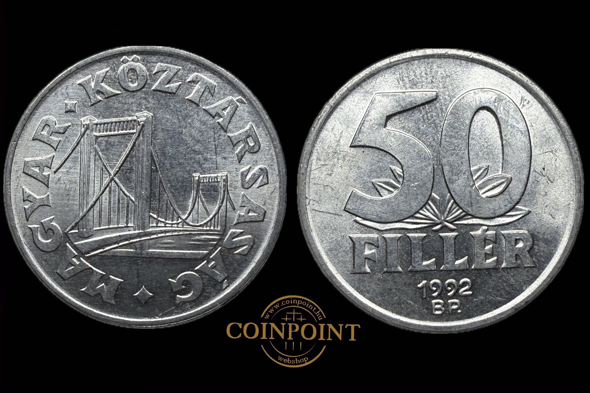 Magyar Köztársaság 50 fillér (1992)UNC