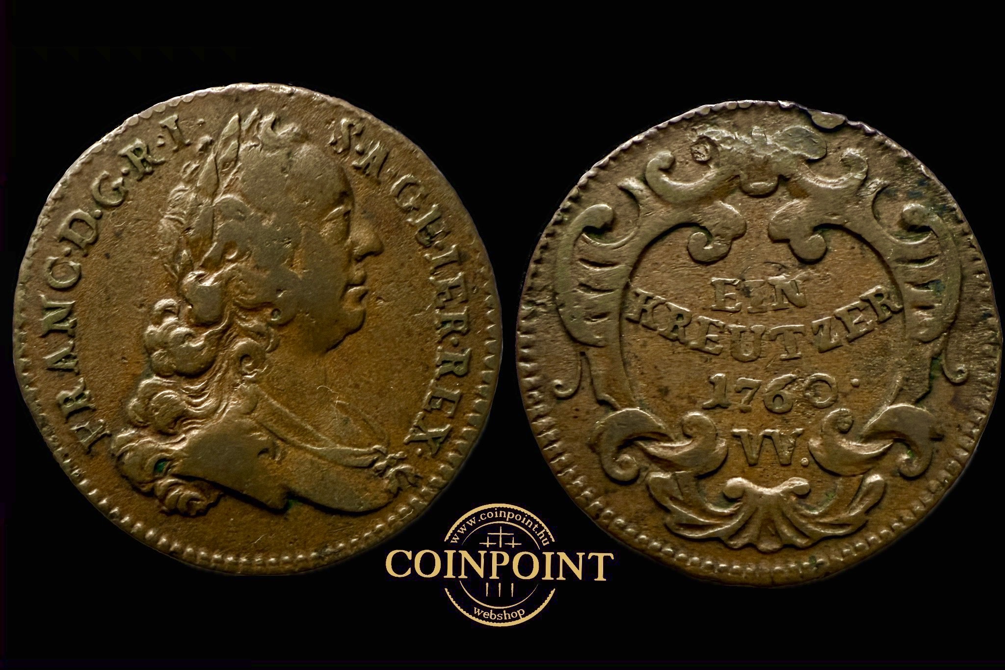 Lotharingiai Ferenc 1 krajcár (1760)W