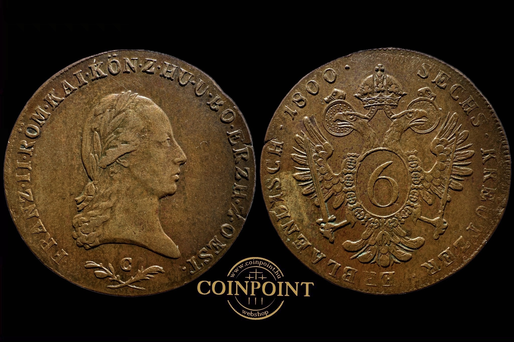 Ferenc 6 krajcár (1800)C