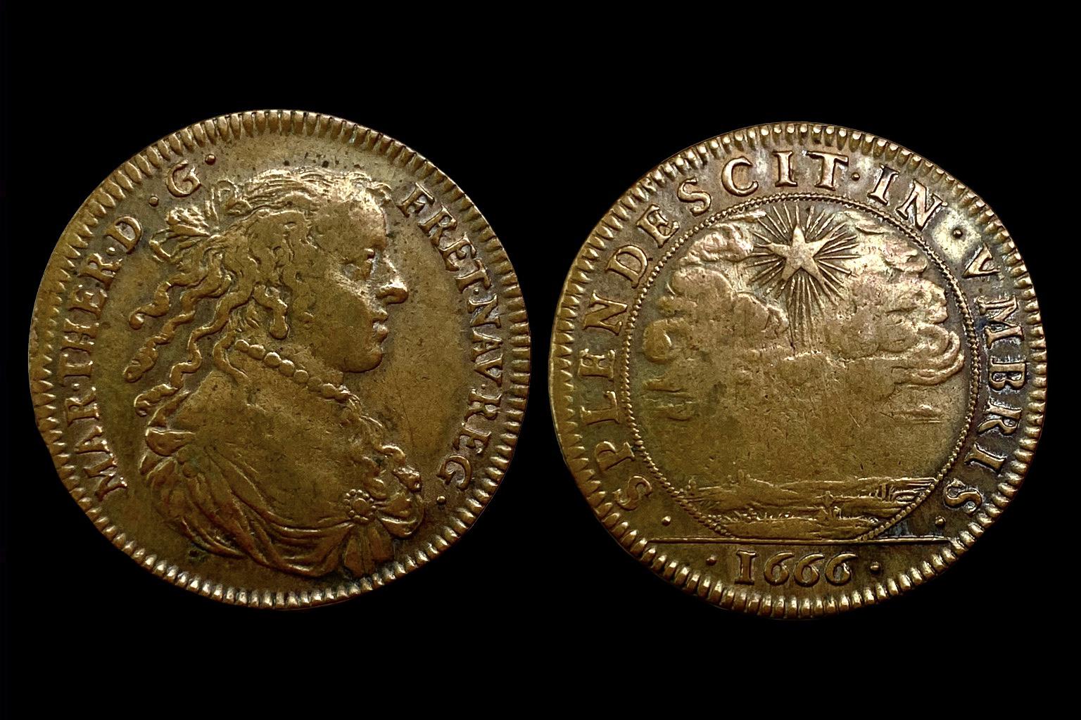 Habsburg Anna (1601-1666) halálának emlékére verette Habsburg Mária Terézia 