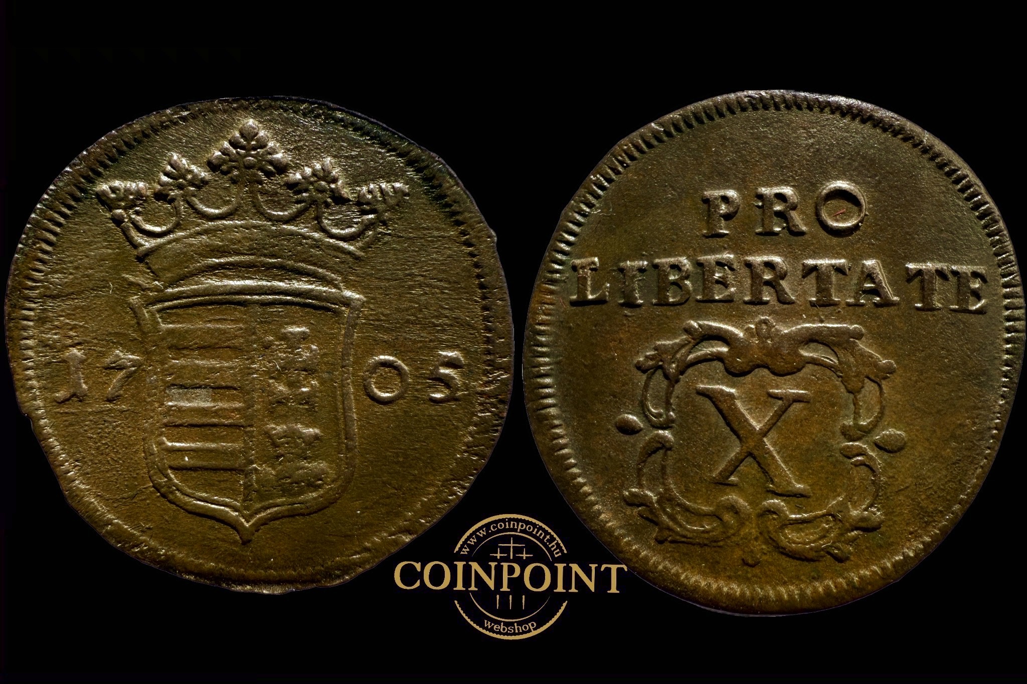 II. Rákóczi Ferenc X poltura (1705)