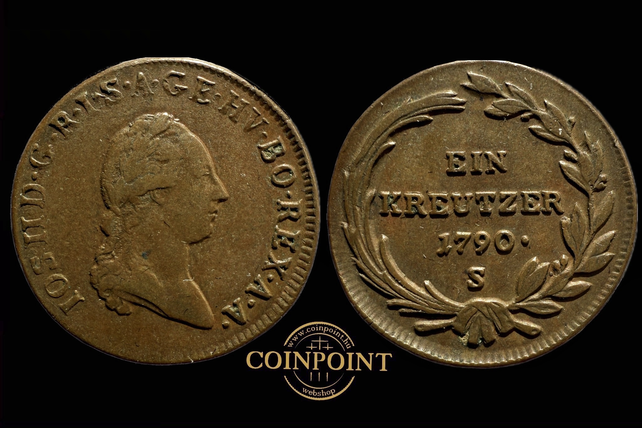II. József 1 krajcár (1790)S
