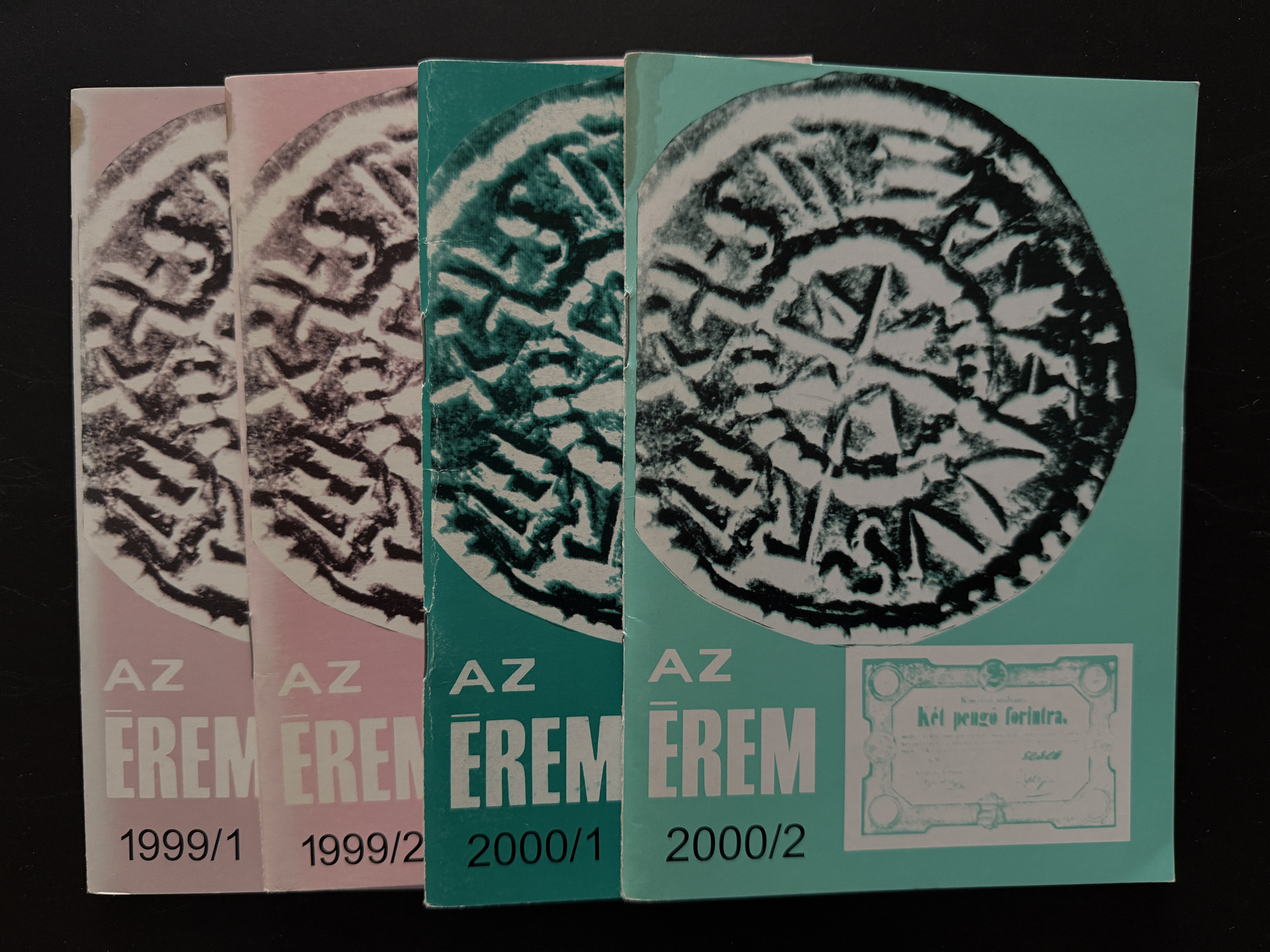 Az érem 2000/1/2, 1999/1/2 4 db