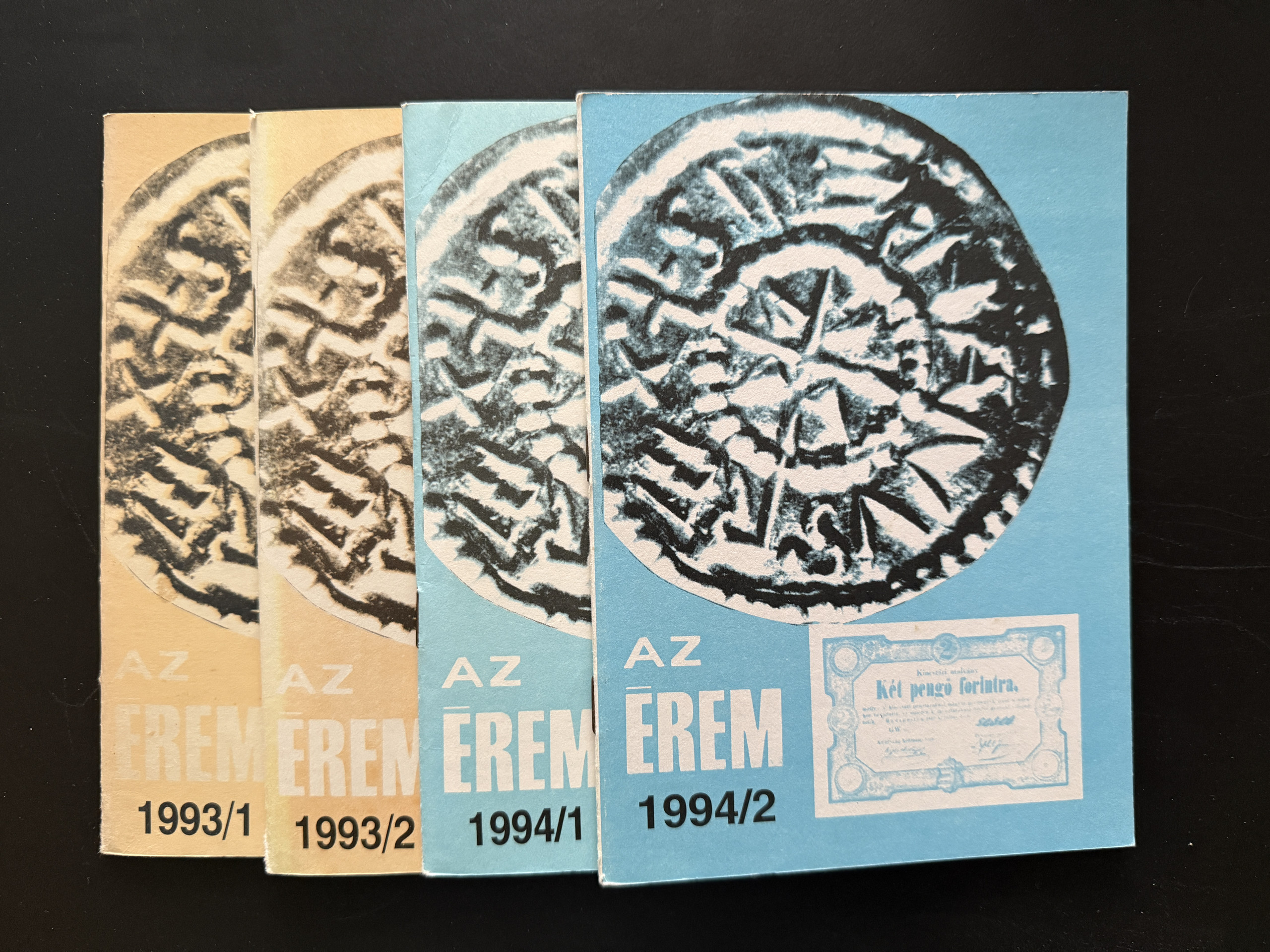 Az érem 1994/1/2, 1993/1/2 4 db