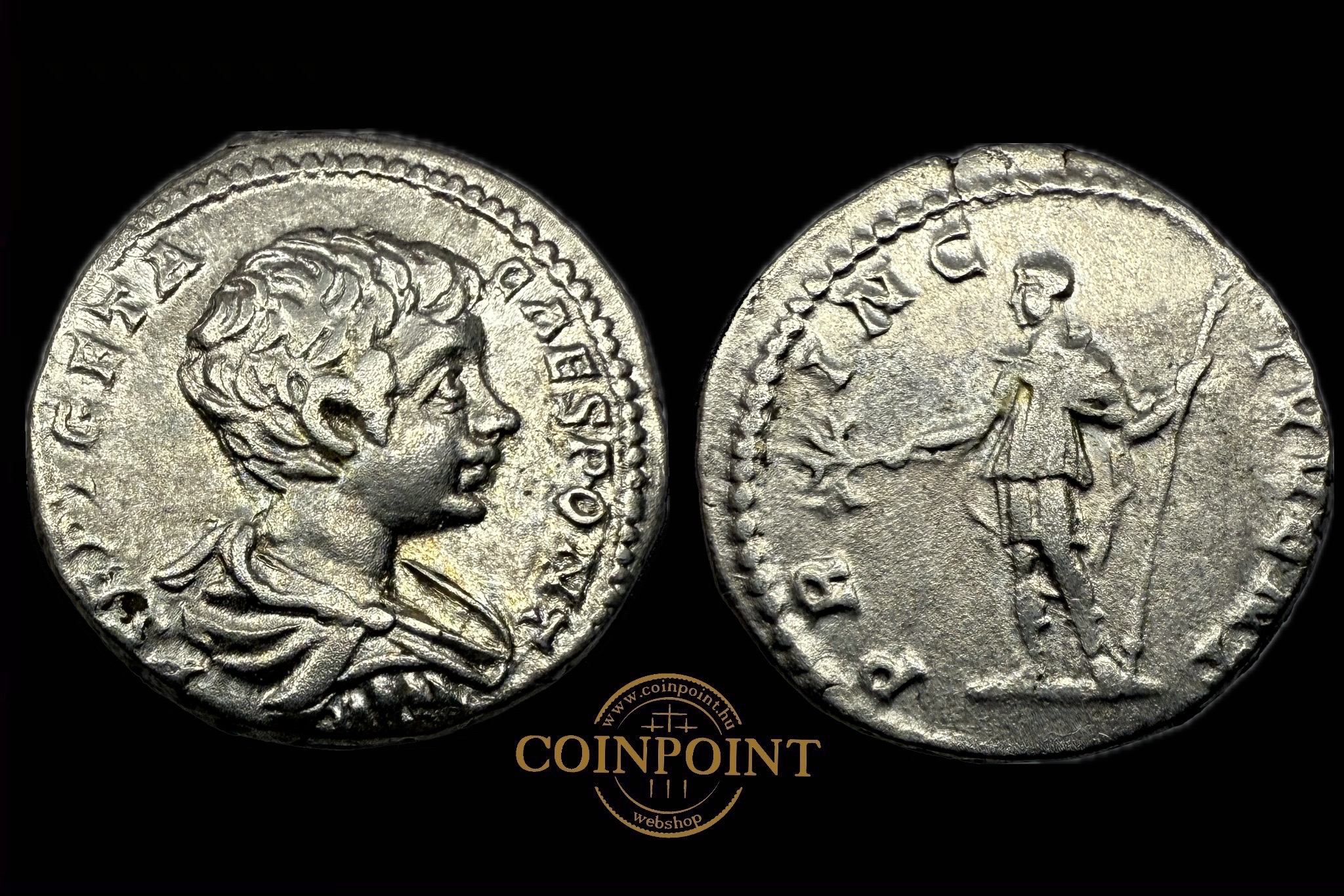 Geta Dénár (i.sz.198-209)Róma RIC IV 1