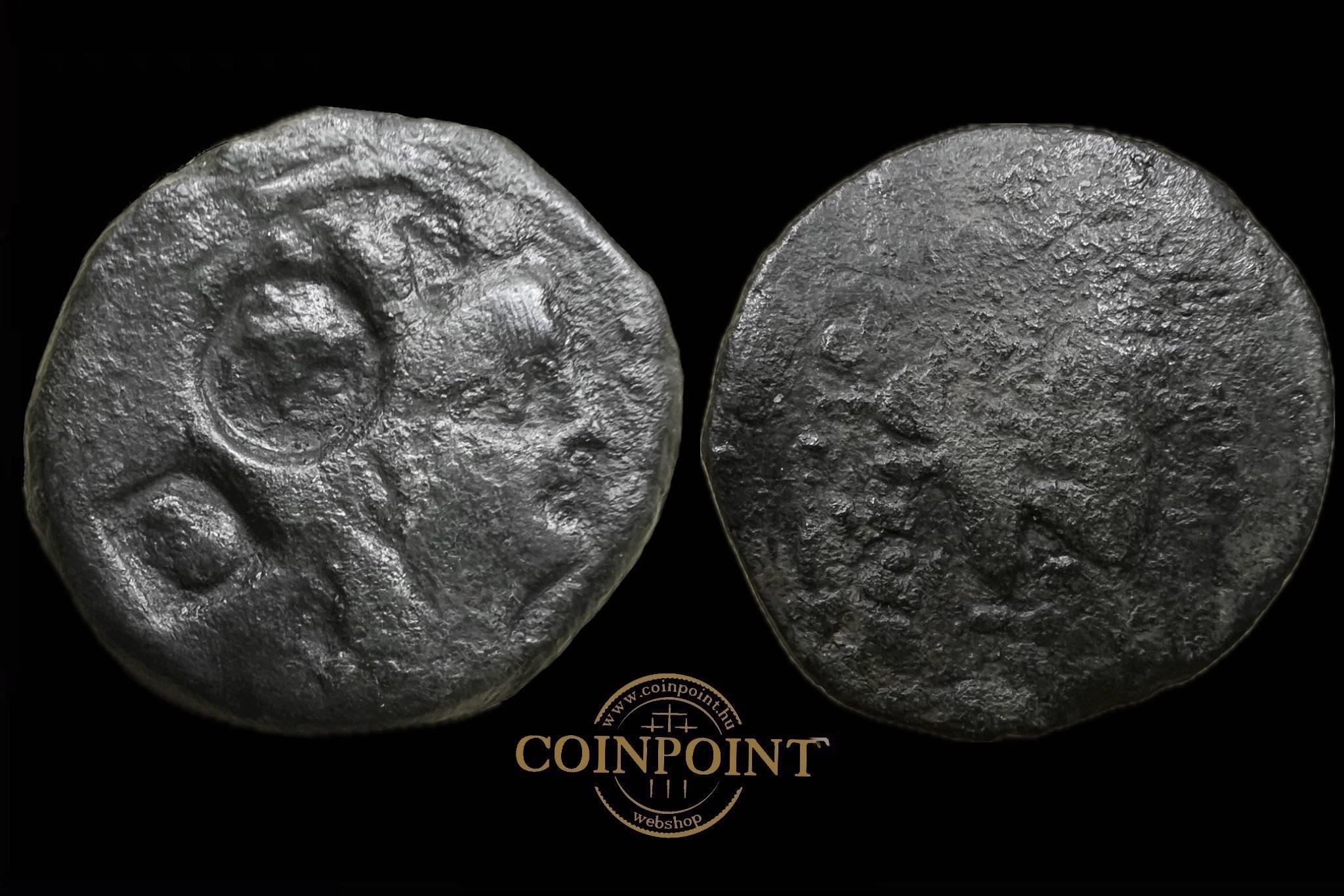 Cilicia Aigeai (i.e.164-27)AE 2 felülbéllyegzéssel