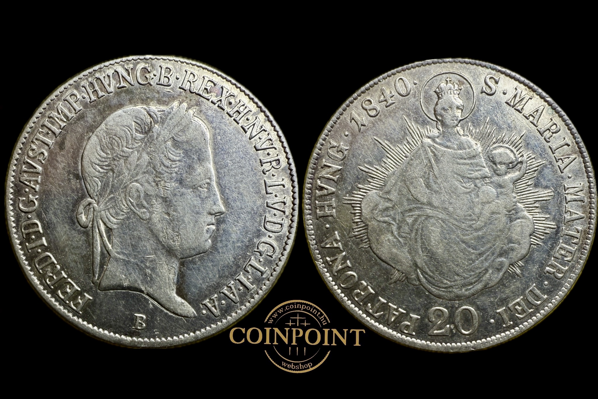 V.Ferdinand 20 Krajcar 1840B 