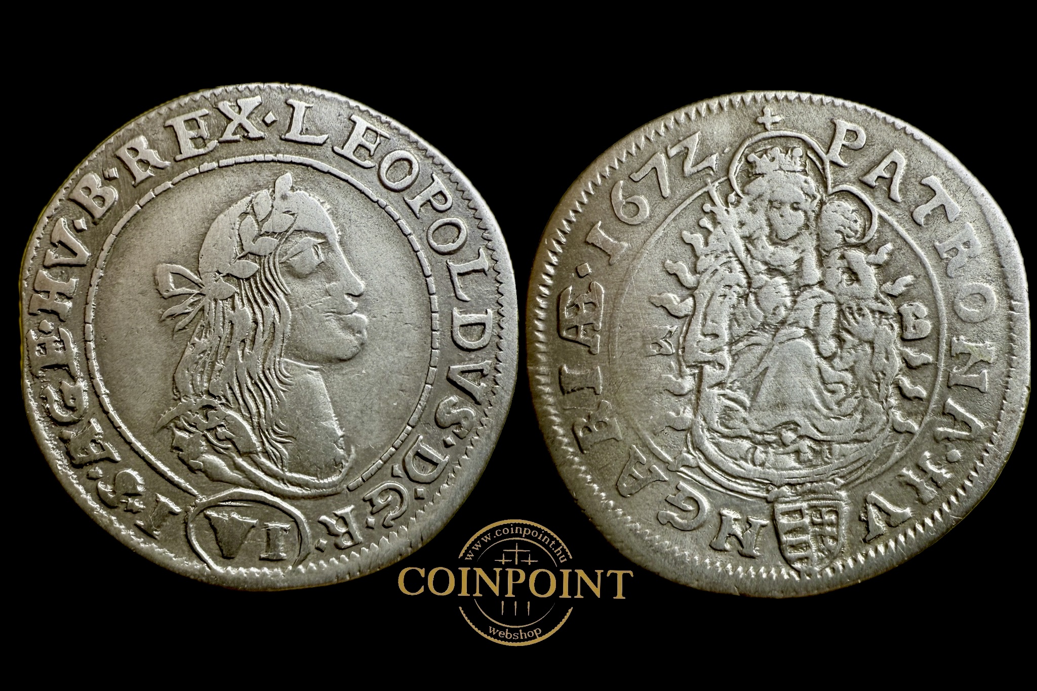 I.Lipót VI.Krajcár 1672 K-B