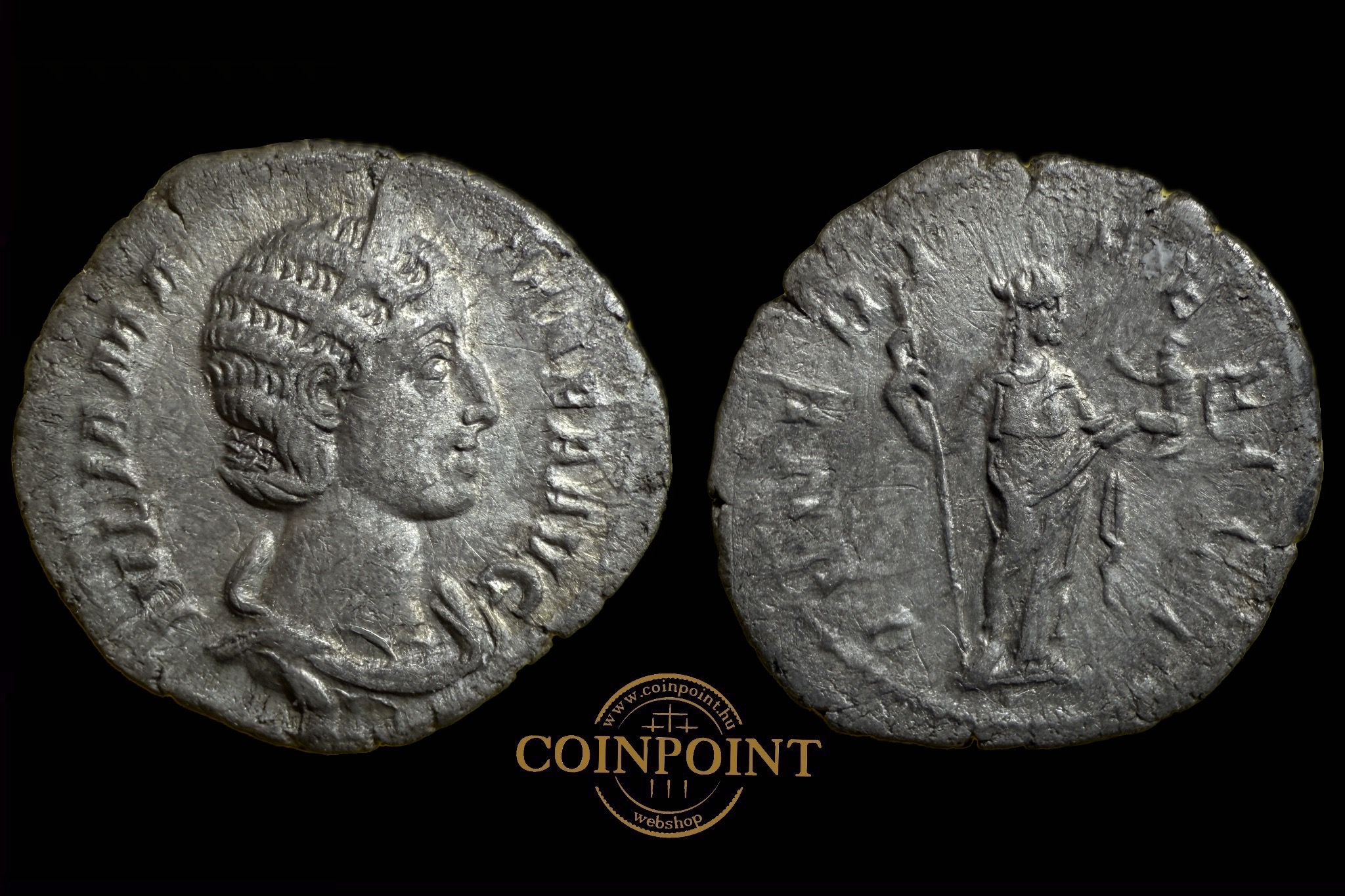 Julia Mamaea Dénár (i.sz.221-235)Róma