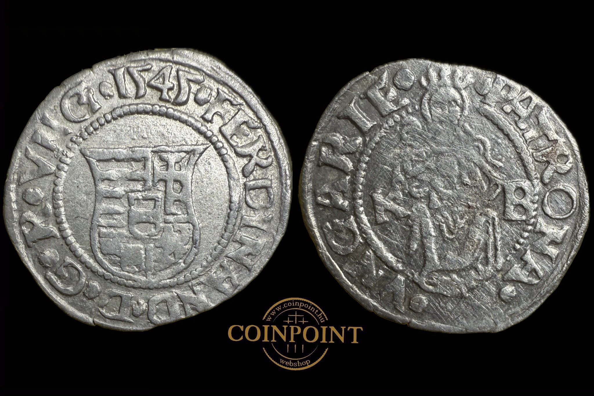 Ferdinánd Dénár 1545 Éh-745 K-B