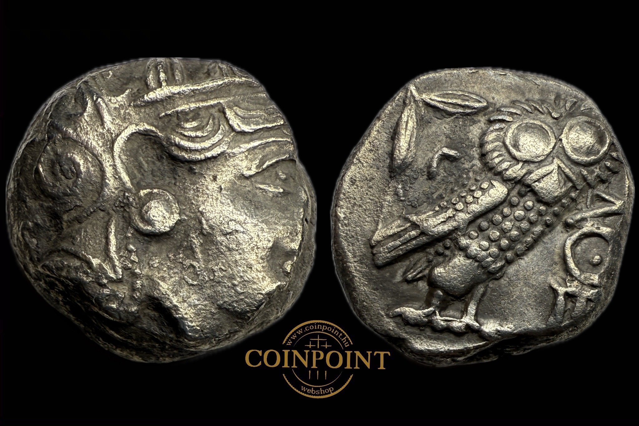 Athena Attica (i.e. 350-320) Tetradrachma R! (profil szem)