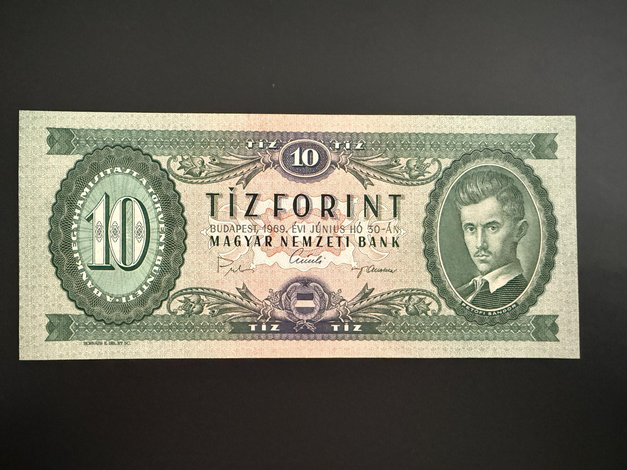 10 Forint (1969) Adamo F7 UNC 