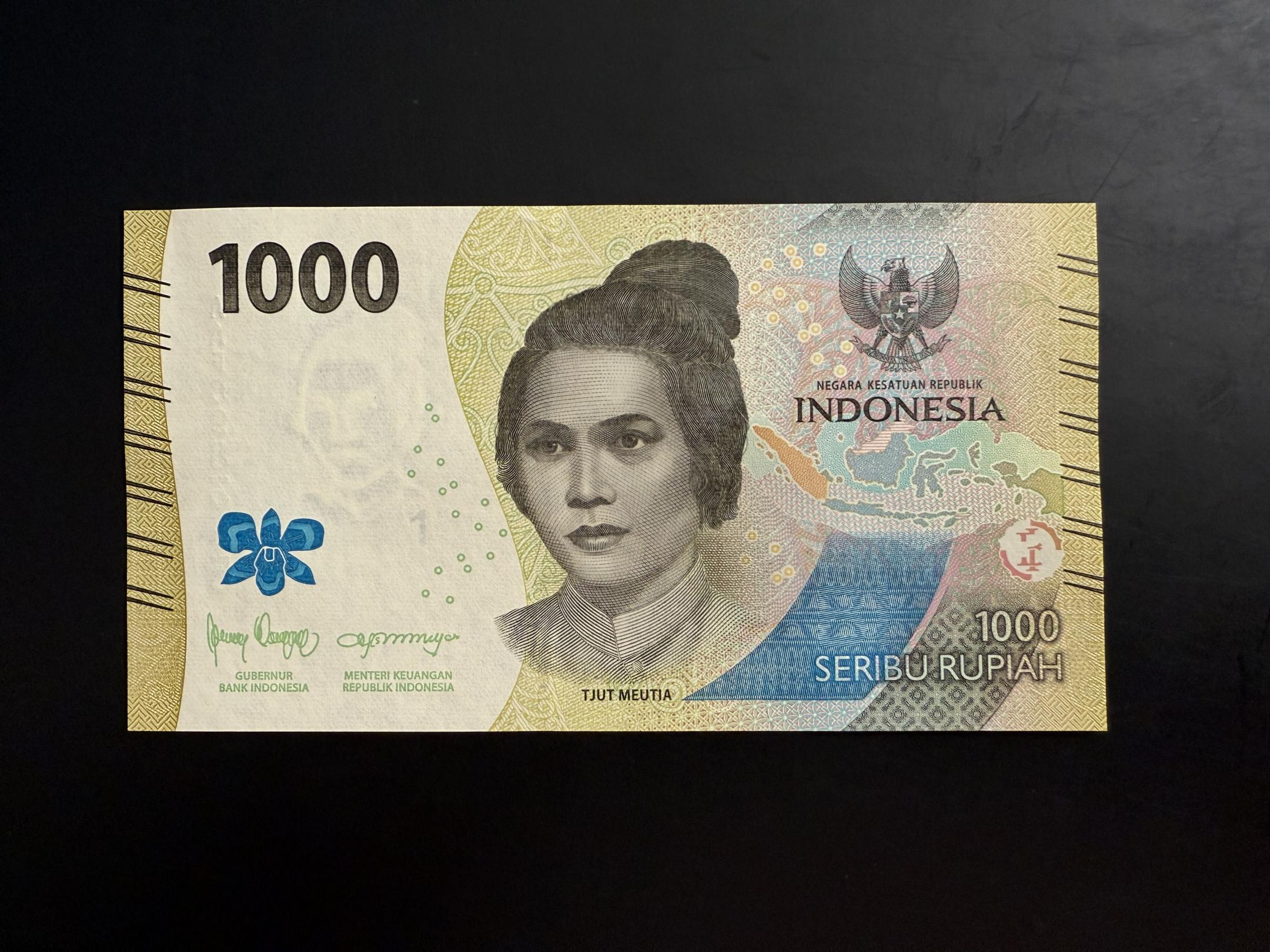 1000 Rupia, Indonézia (2022), UNC
