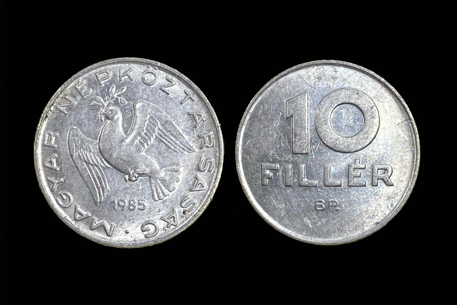 (1985) 10 fillér Adamo F3.2