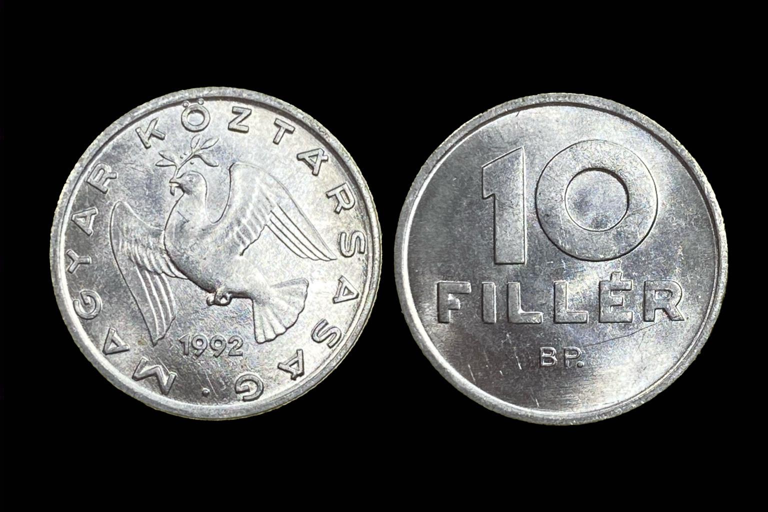 (1992) 10 fillér Adamo F3.2