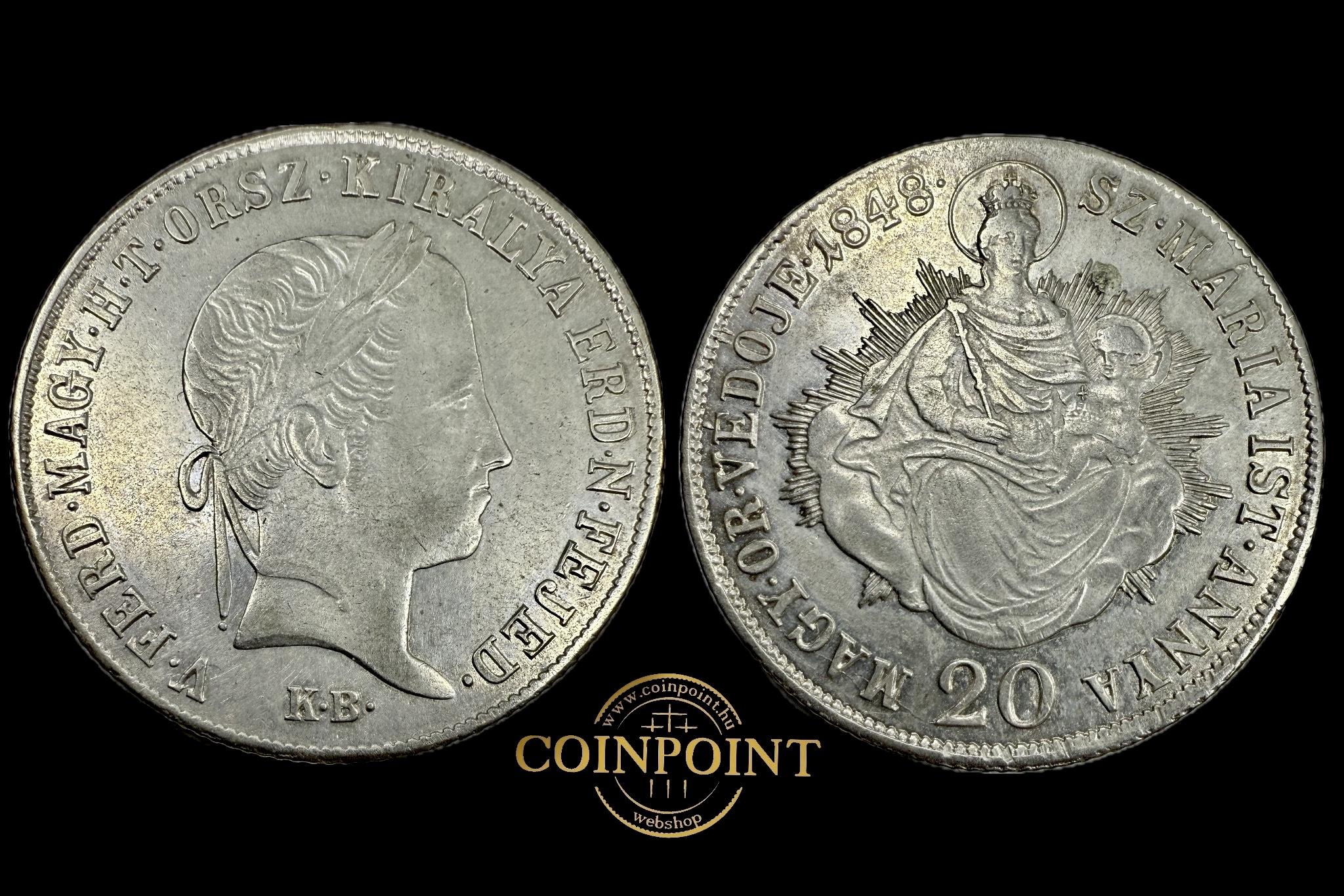 Szabadságharc 20 Krajcár (1848)KB