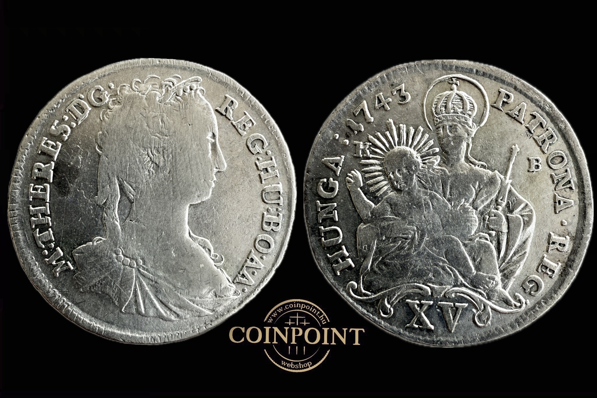 Mária Terézia 15 Krajcár (1743) KB