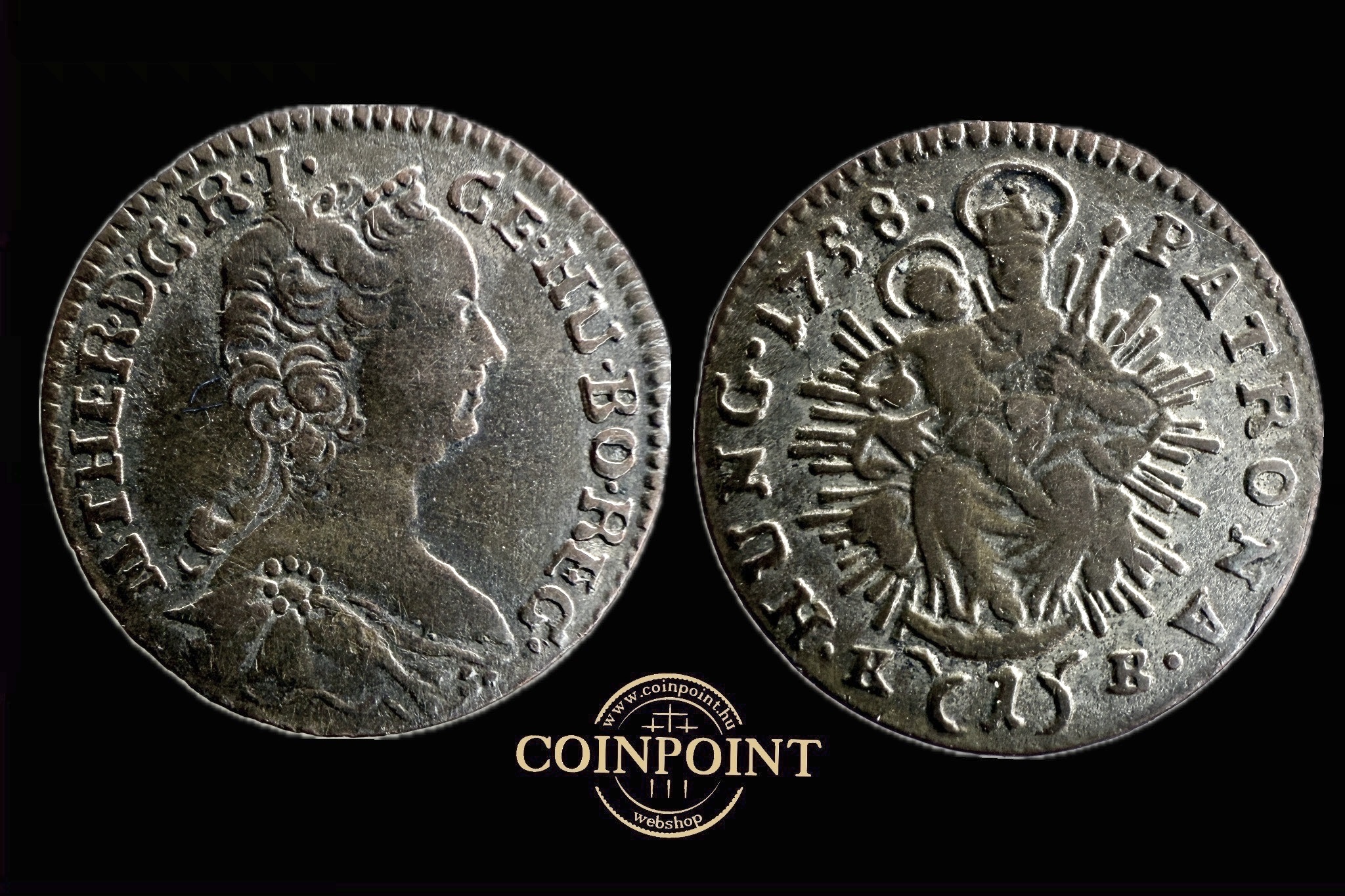 Mária Terézia 1 Krajcár (1758) KB