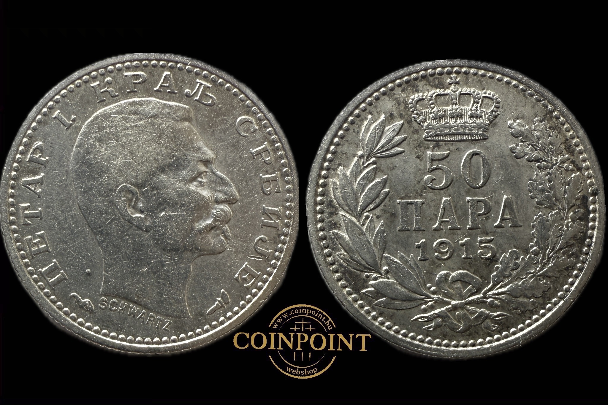 Szerbia 50 Para 1915