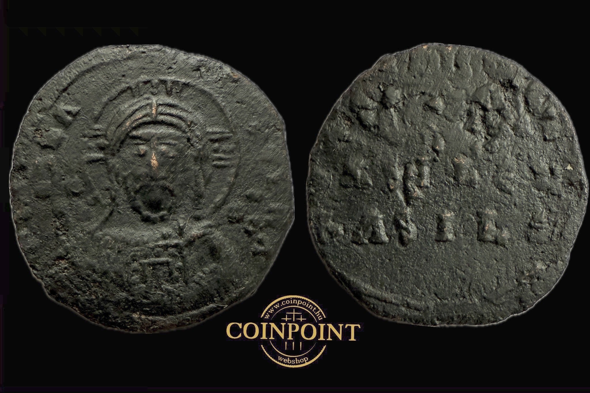 Anonim Follis II.Basil és VIII.Constantine (976-1025)Konstantinapoly Sear 1818