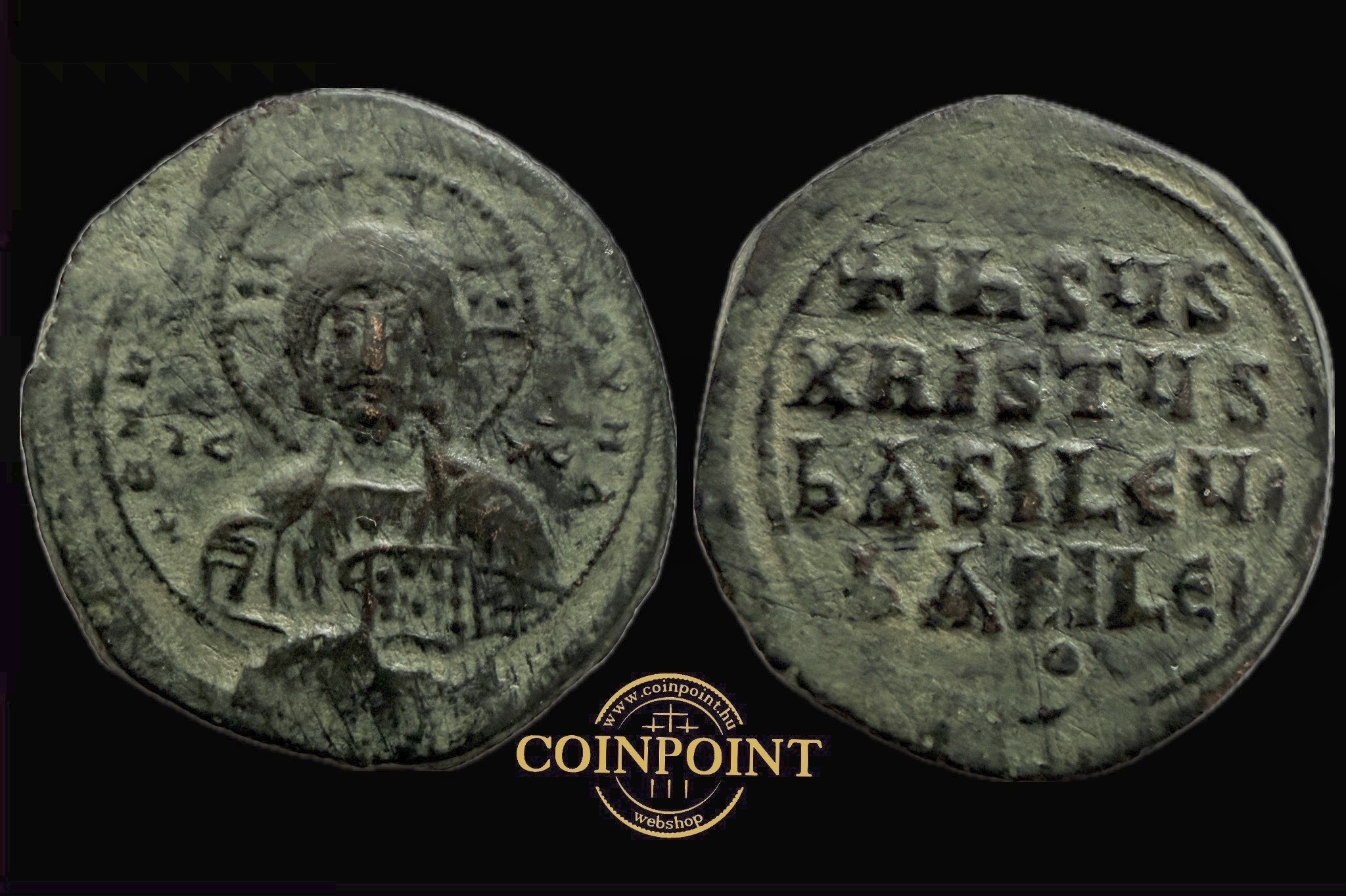 Anonim Follis II.Basil és VIII.Constantine (976-1025)Konstantinapoly Sear 1818