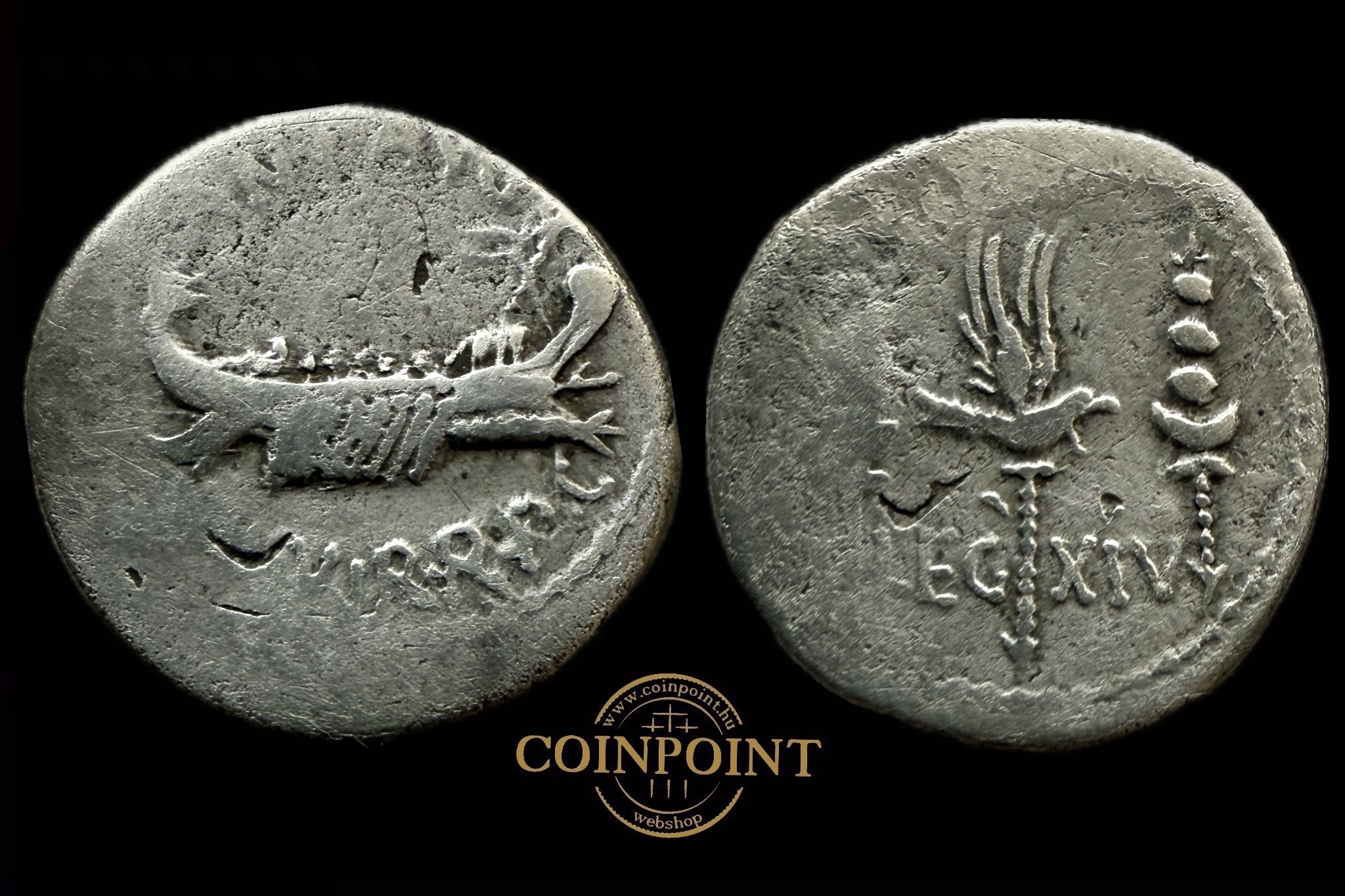 Marcus Antonius ( Mark Antony)i.e. 83-30 XIV.Légió