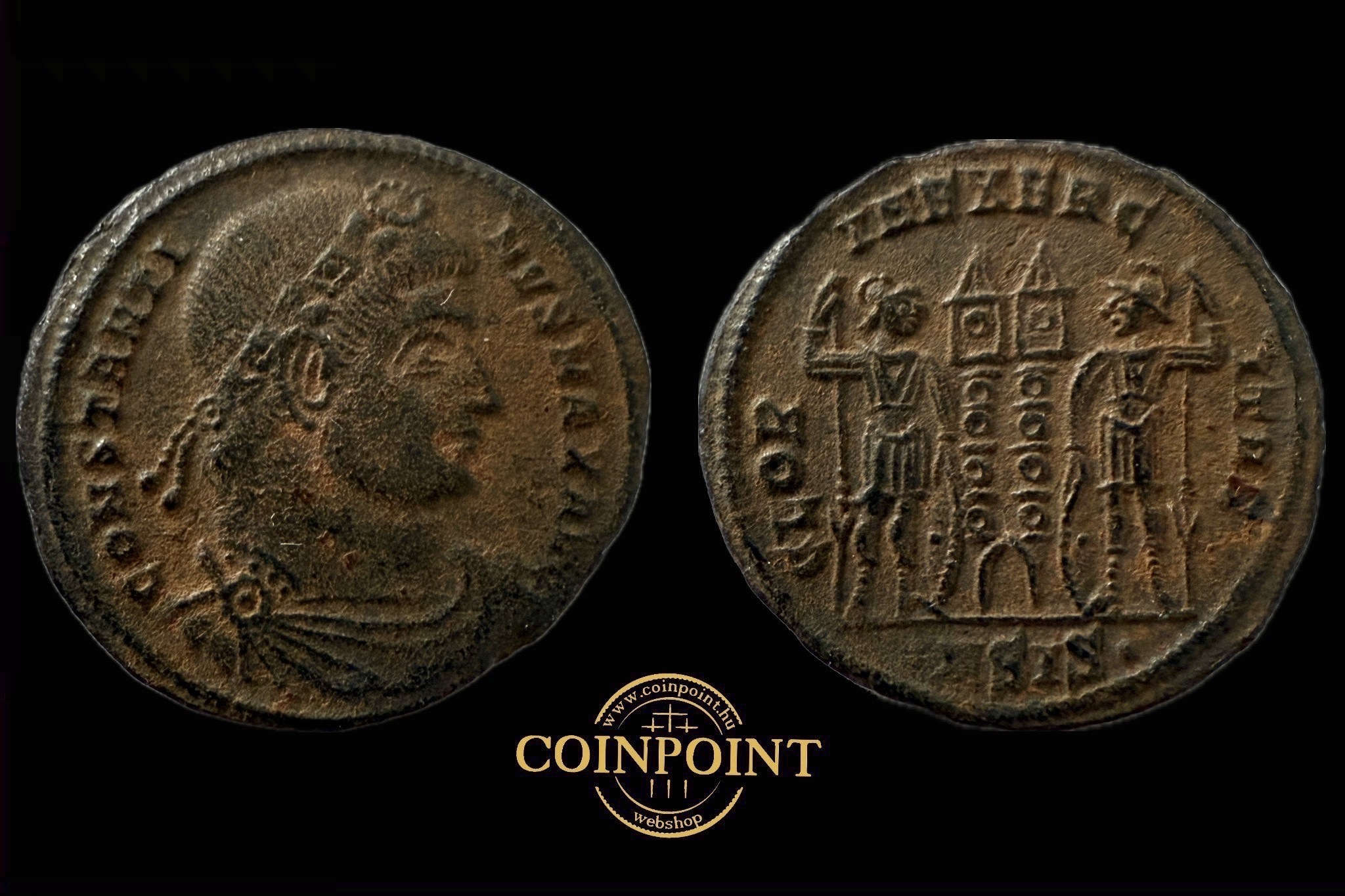 I.Constantine(i.sz.306-337) AE (sivatagi homokpatina)