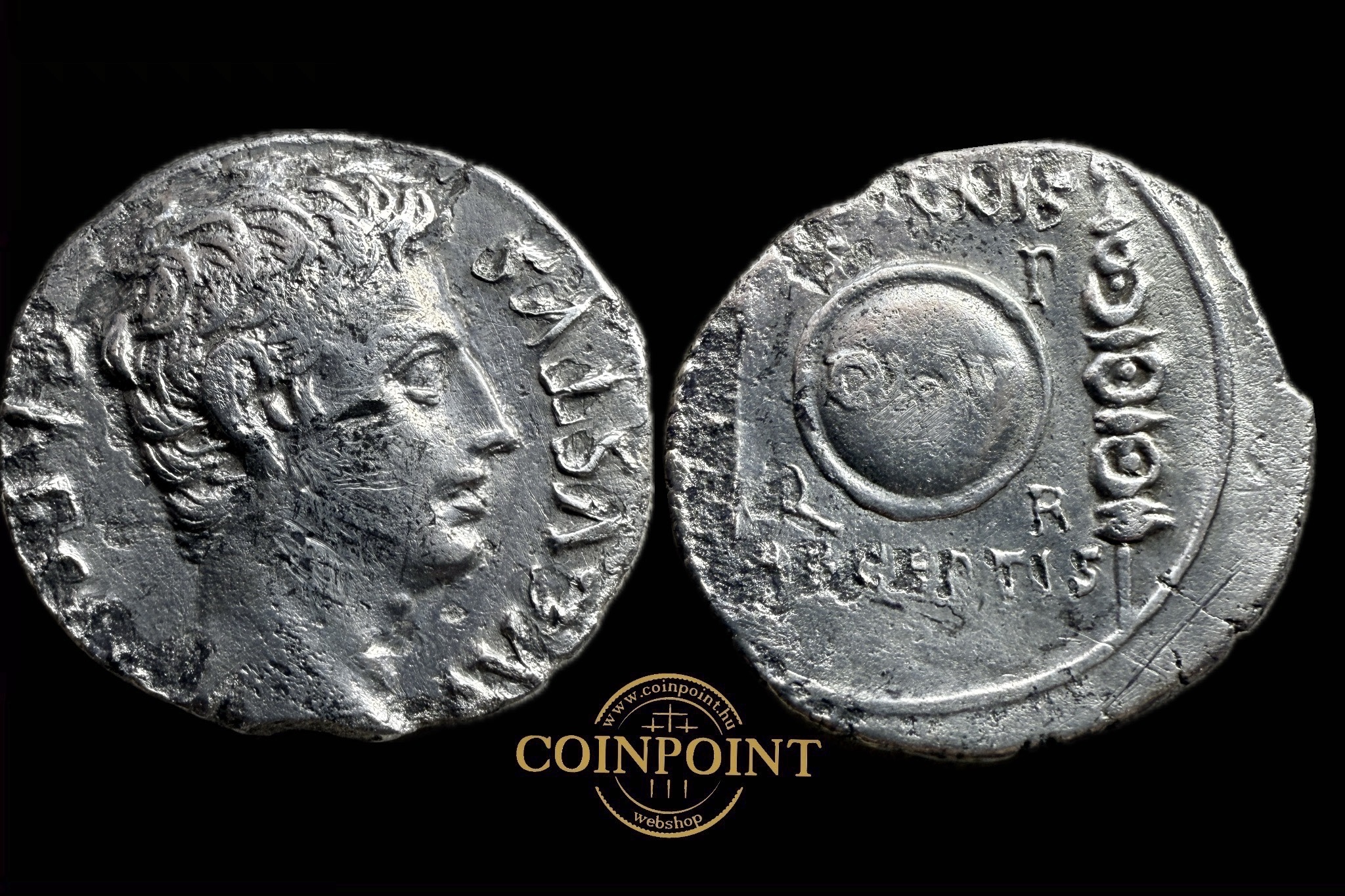 Augustus (i.e.19) Cordoba kolónia Dénár Ric 86/a
