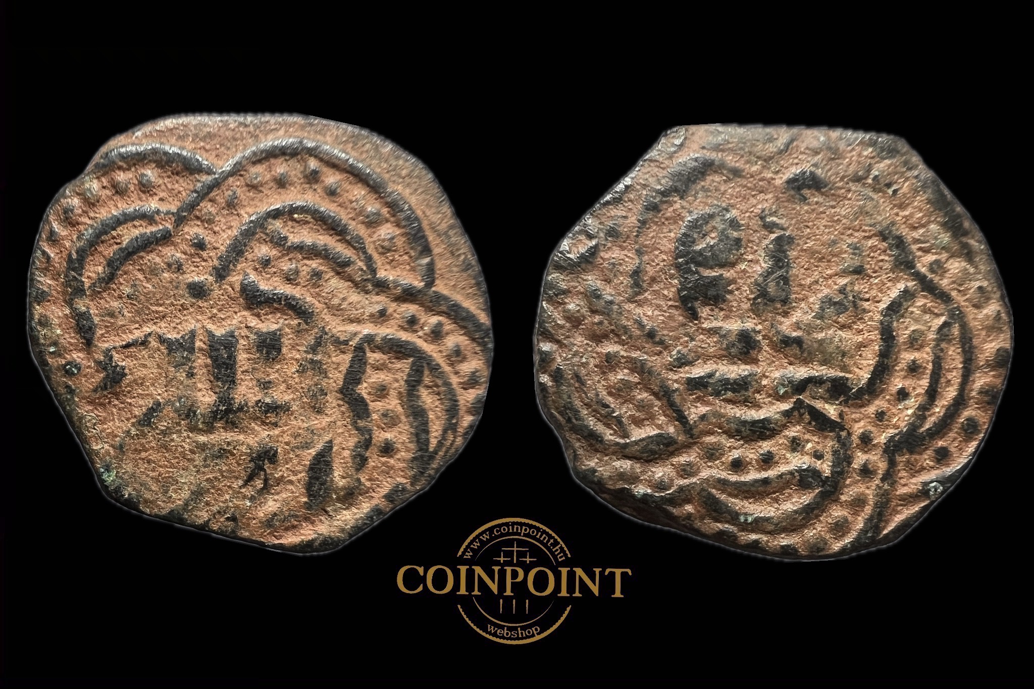  Iszlám Abbasid AE (sivatagi Patina)