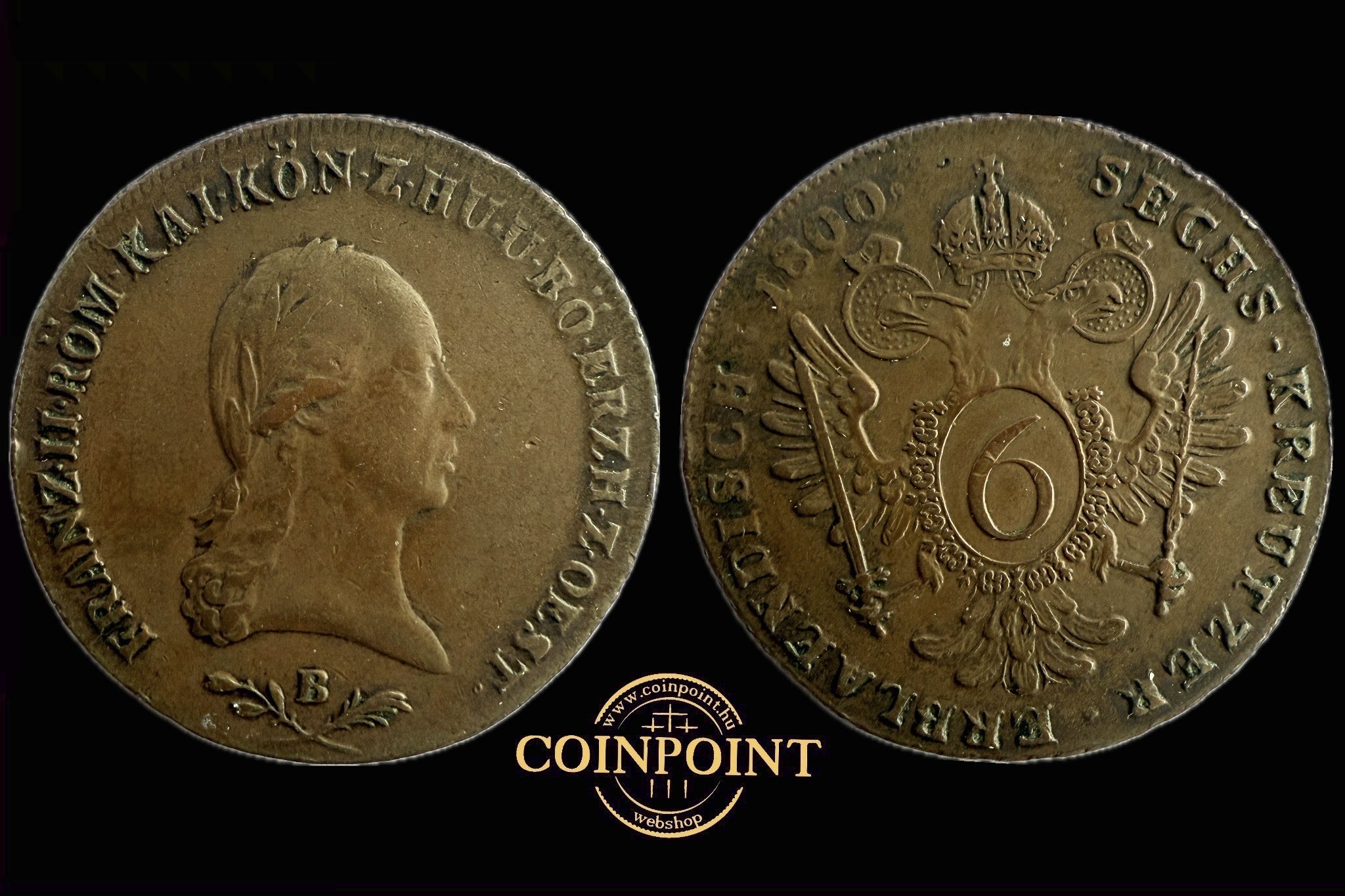 Ferenc 6 Krajcár (1800)B Adamo C5