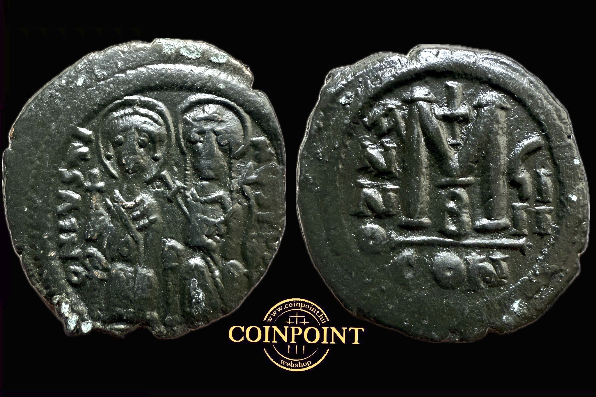 II.JUSTIN és SOPHIA(565-578) Constantinapoly Follis