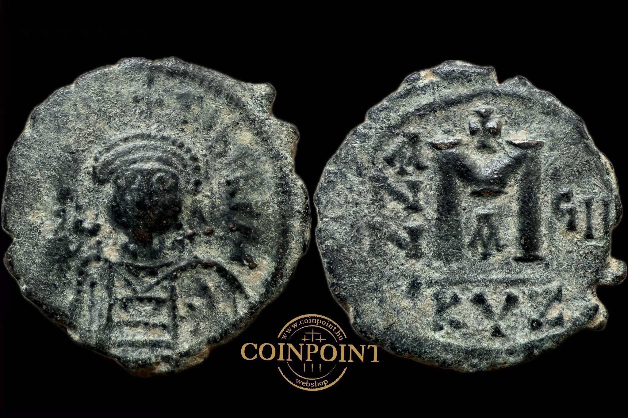 MARCUS TIBERIUS (i.sz.582-602) Follis Cyzius