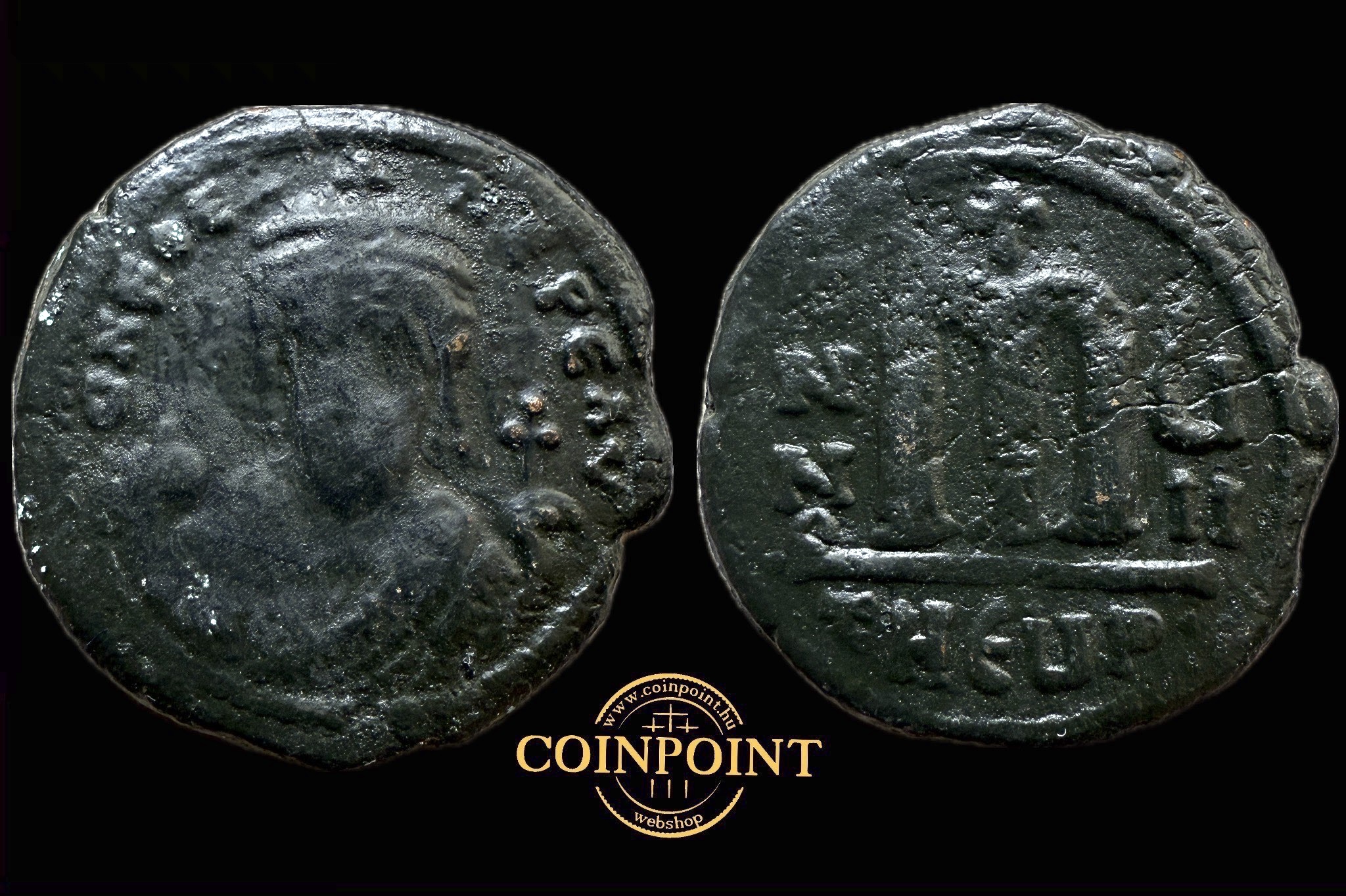 MARCUS TIBERIUS (i.sz.582-602) Follis Theoupolis (Antioch)