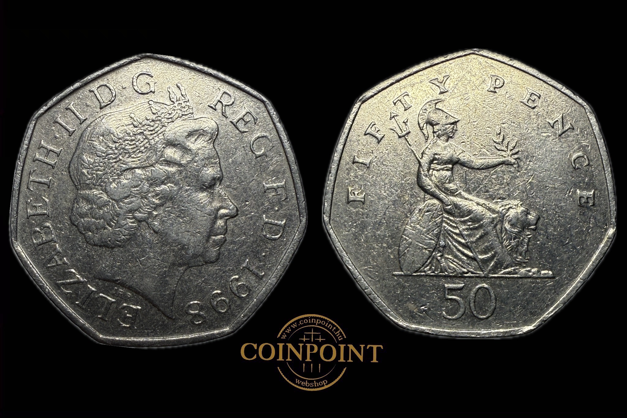 Anglia 1998 50 Pence