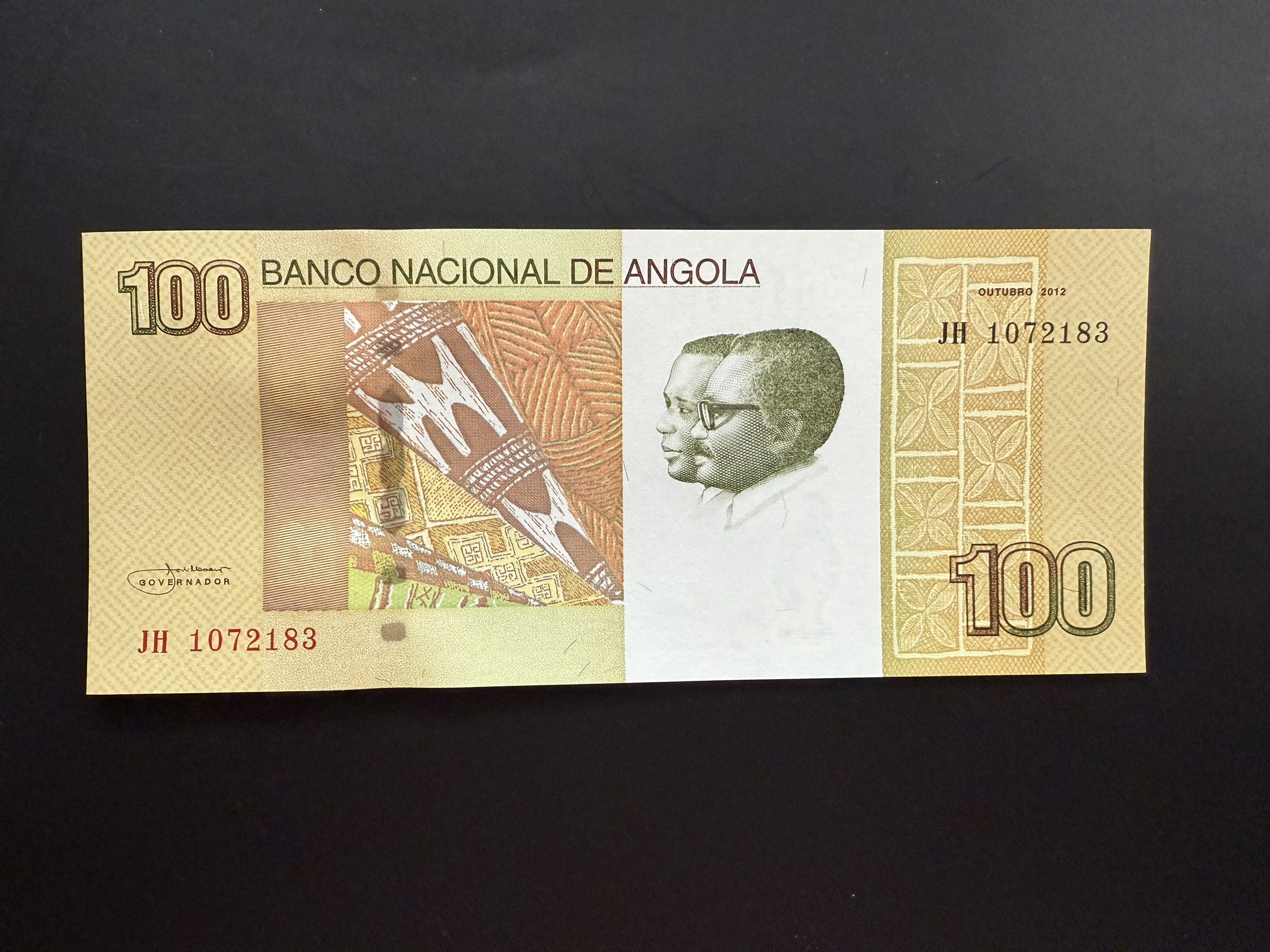 ANGOLA 100 Kwanzas 10.2012 (P.153) UNC