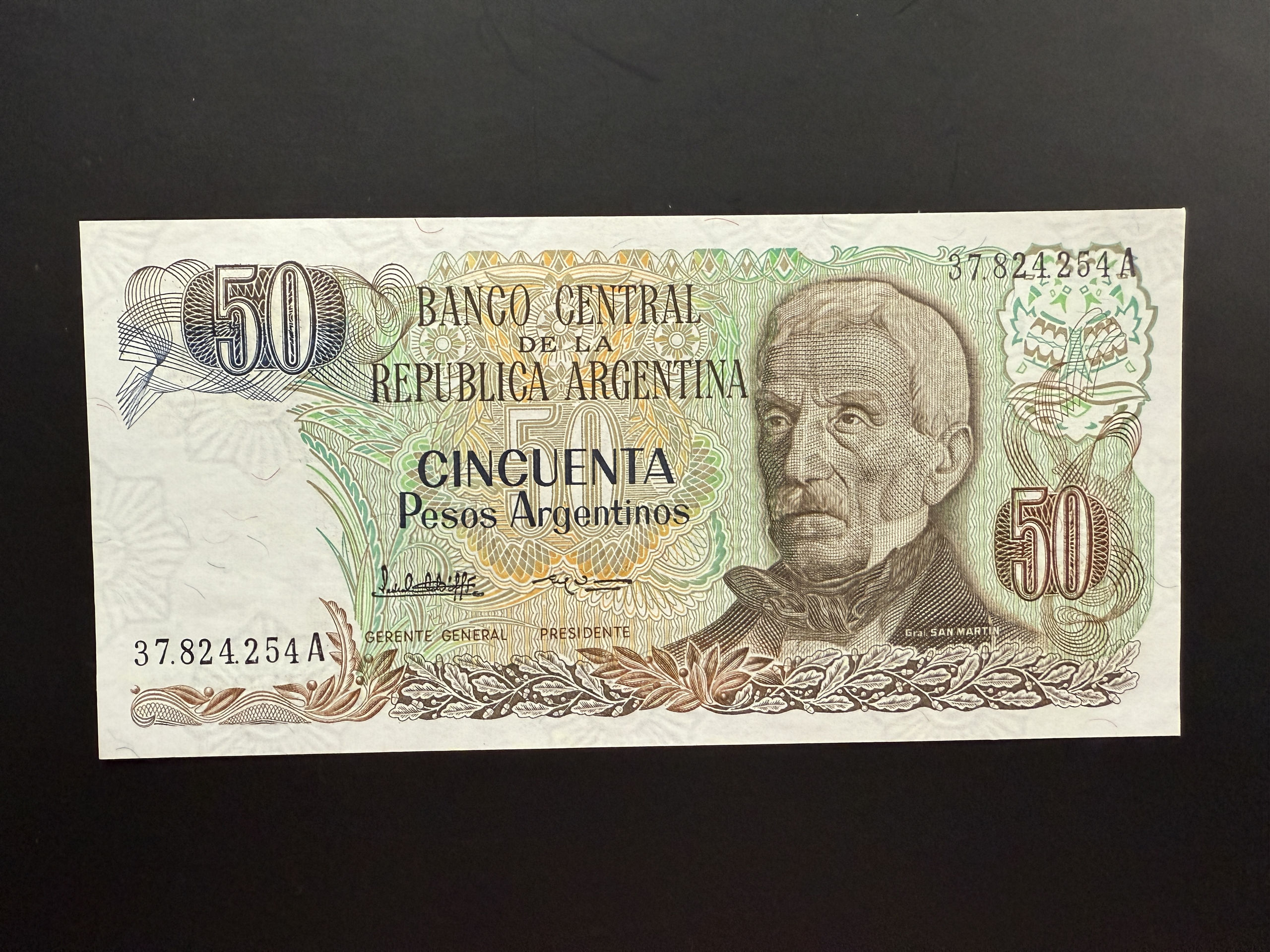 ARGENTINA 50 Pesos Argentinos ND (1983-1985) (P.314) UNC