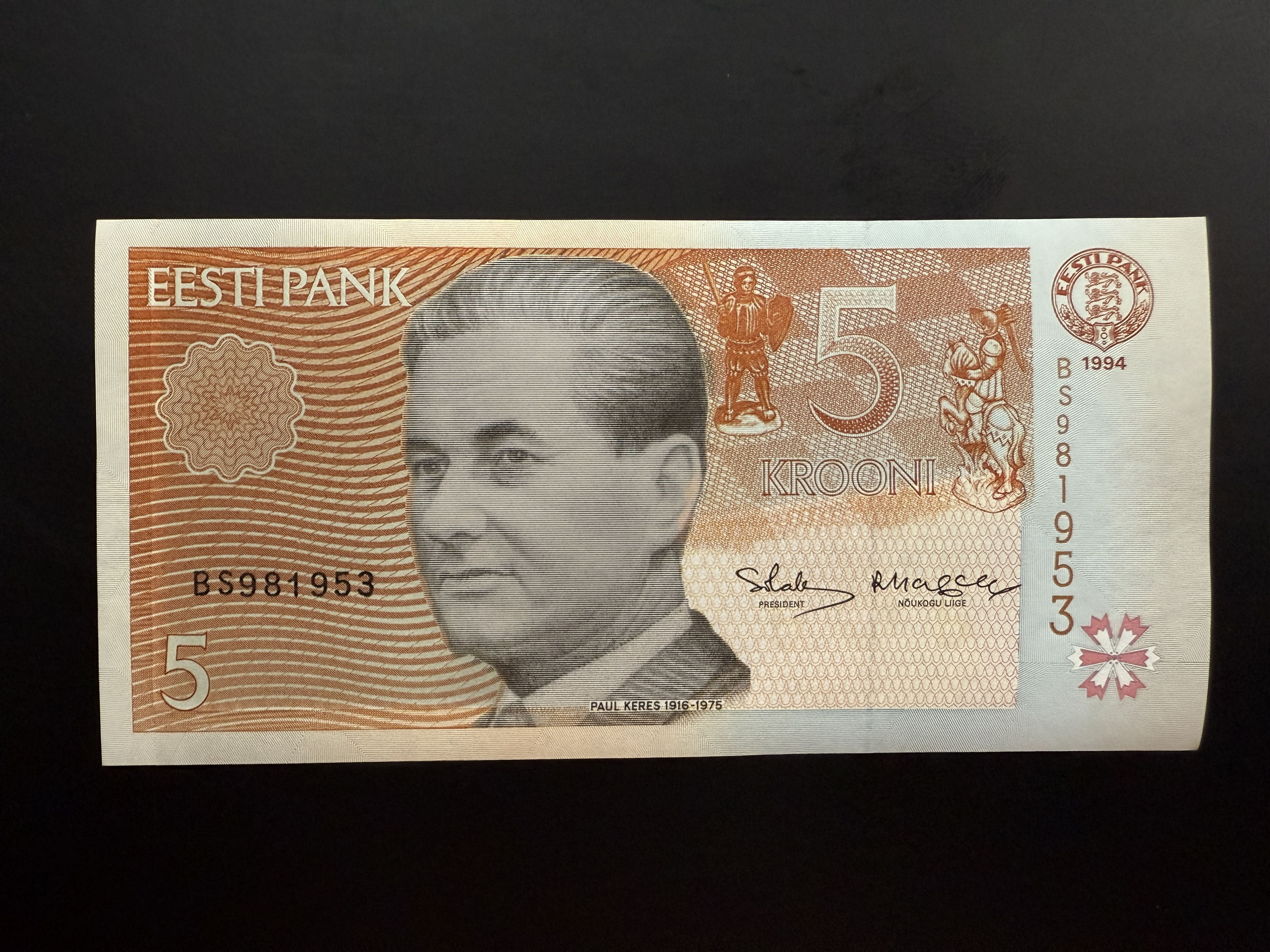 ESTONIA 5 Krooni 1994 (P.76) UNC