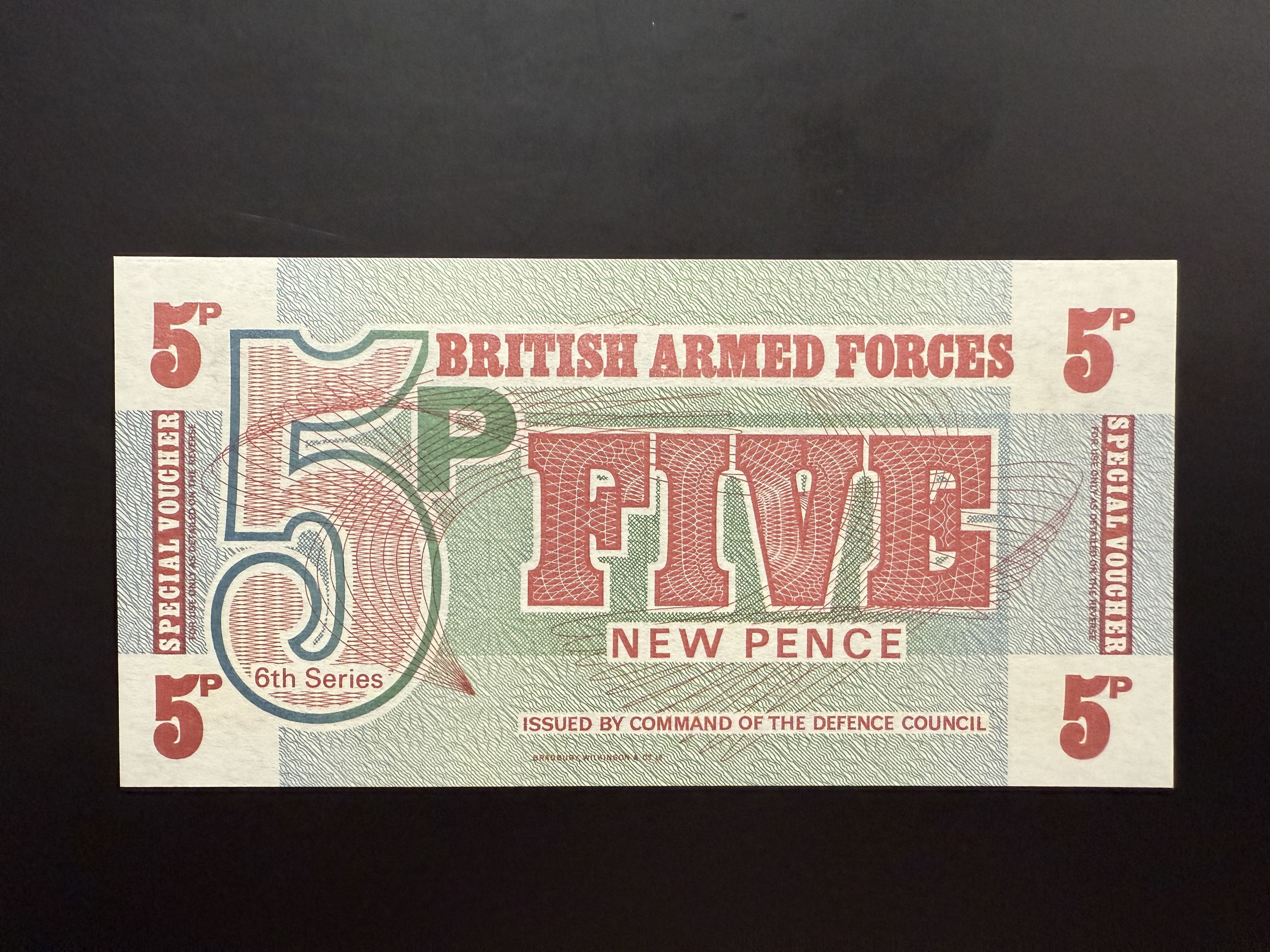 GREAT BRITAIN 5 New Pence ND (1972) (P.M47) UNC