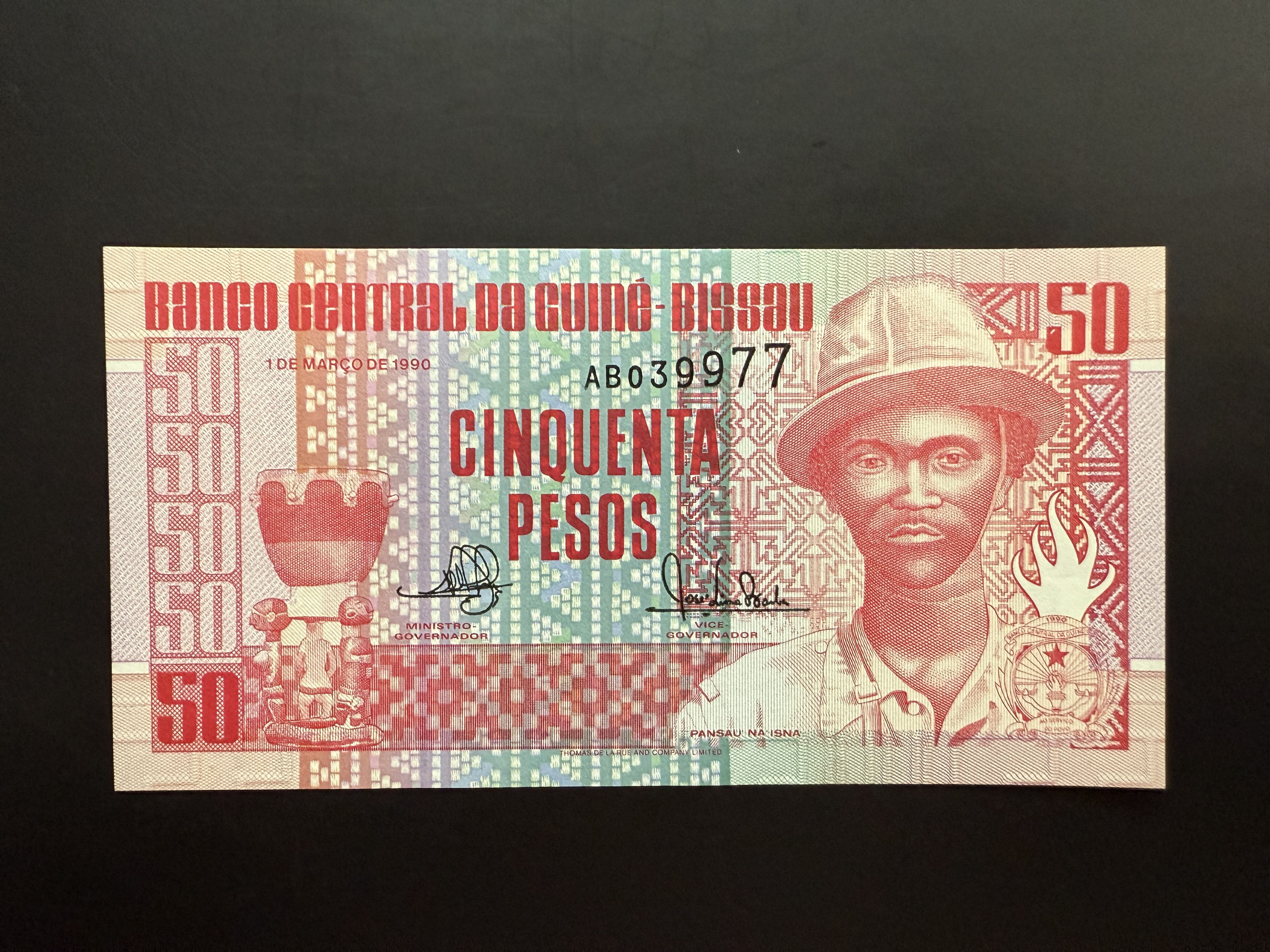 GUINEA BISSAU 50 Pesos 1.3.1990 (P.10) UNC
