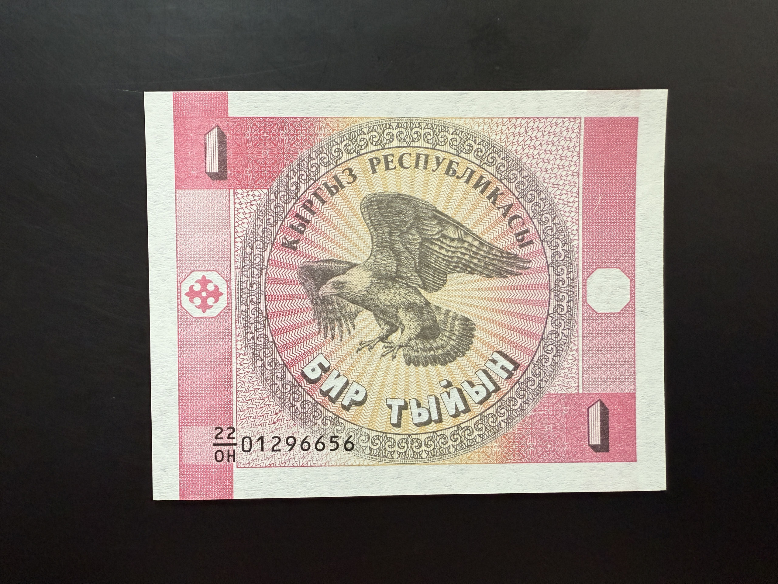 KYRGYZSTAN 1 Tyiyn 1993 (P.1) UNC