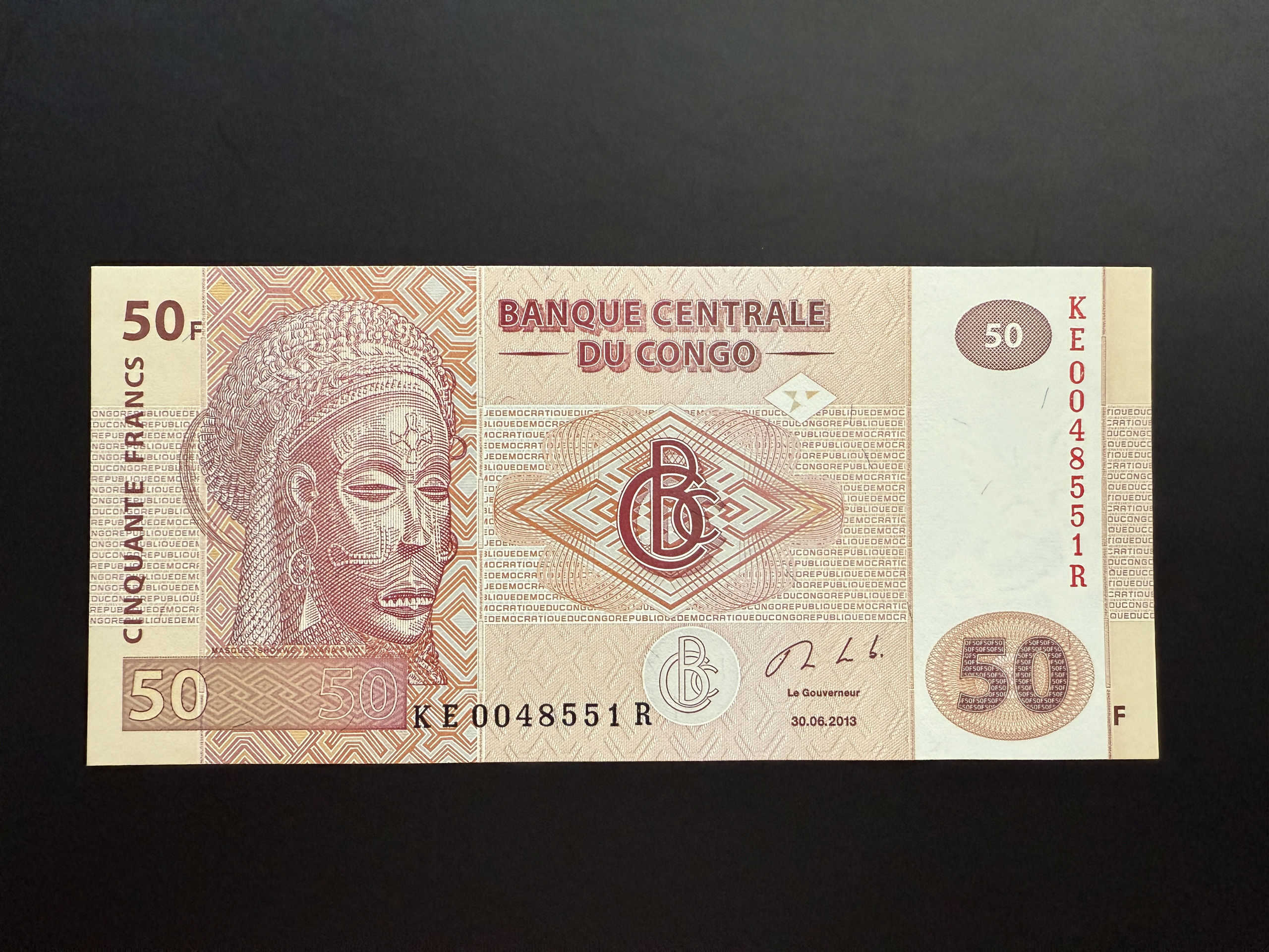 CONGO DEM. REP. 50 Francs 30.6.2013 (P.97) UNC