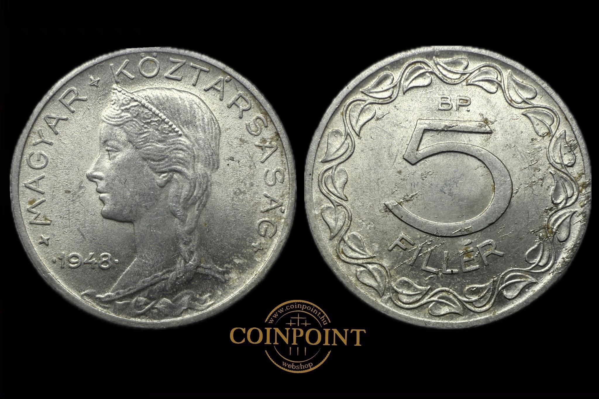 5 Fillér 1948 Adamo F2