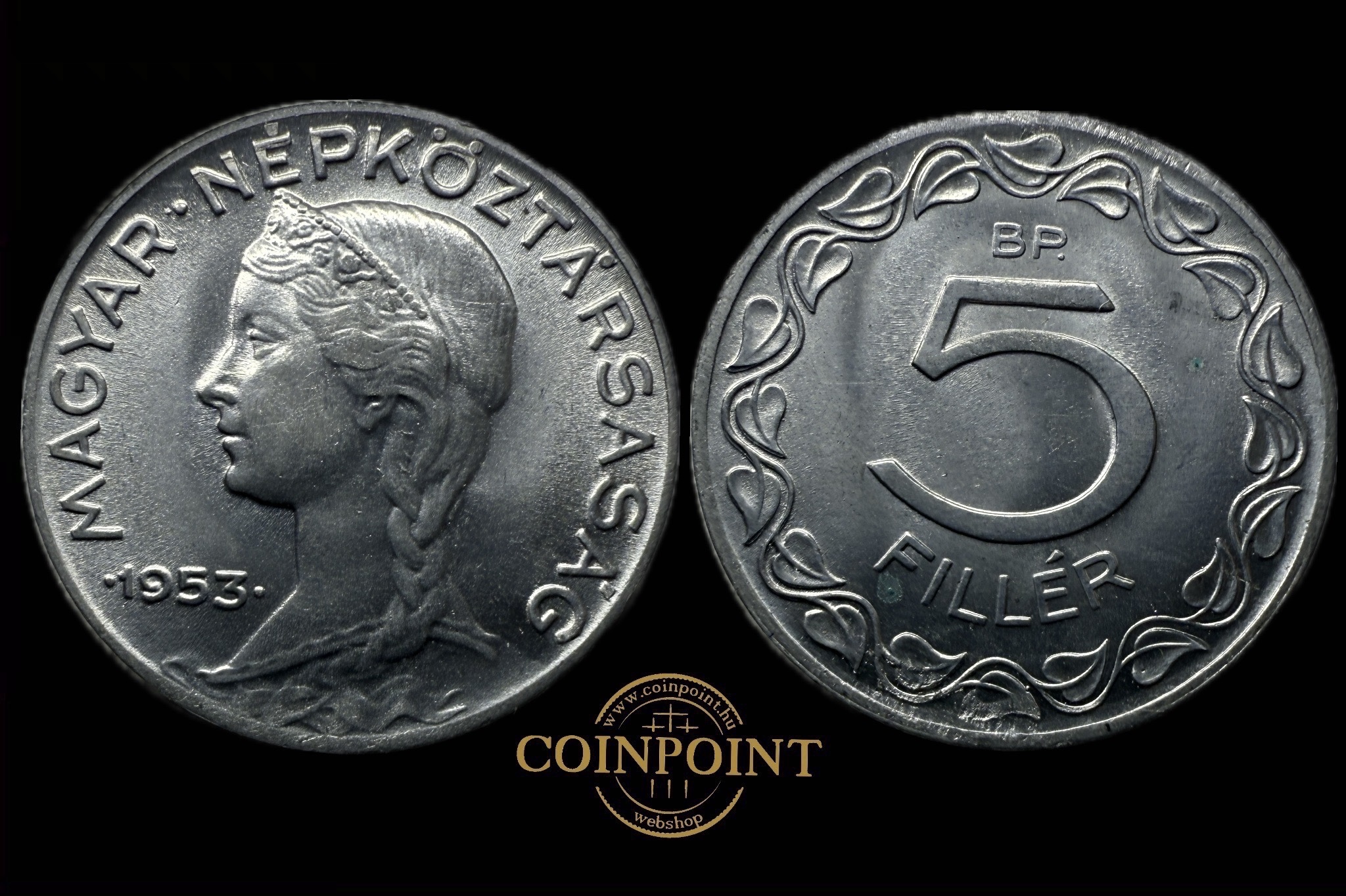 5 Fillér 1953 Adamo F2.1 UNC