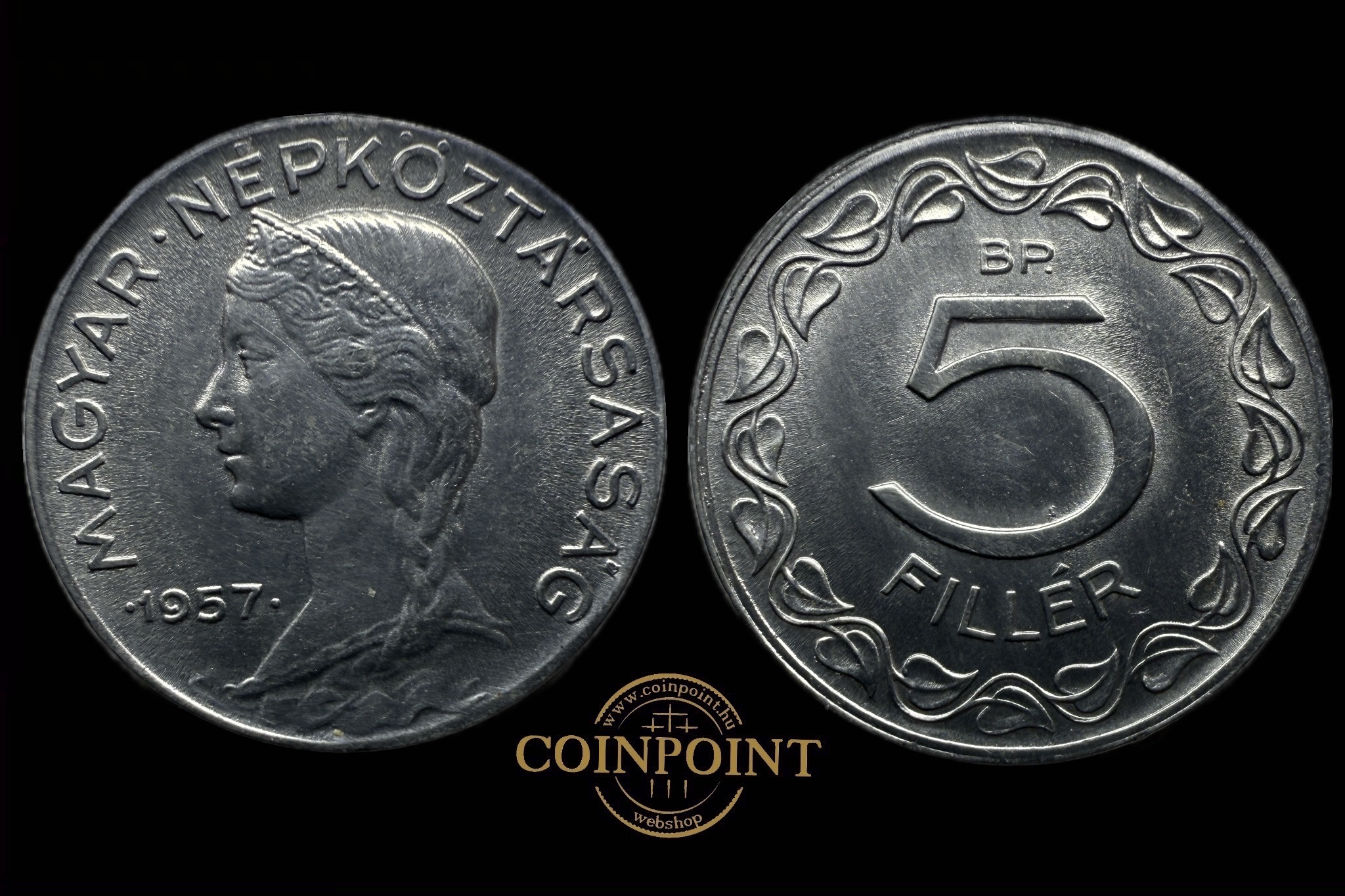 5 Fillér 1957 Adamo F2.1 UNC