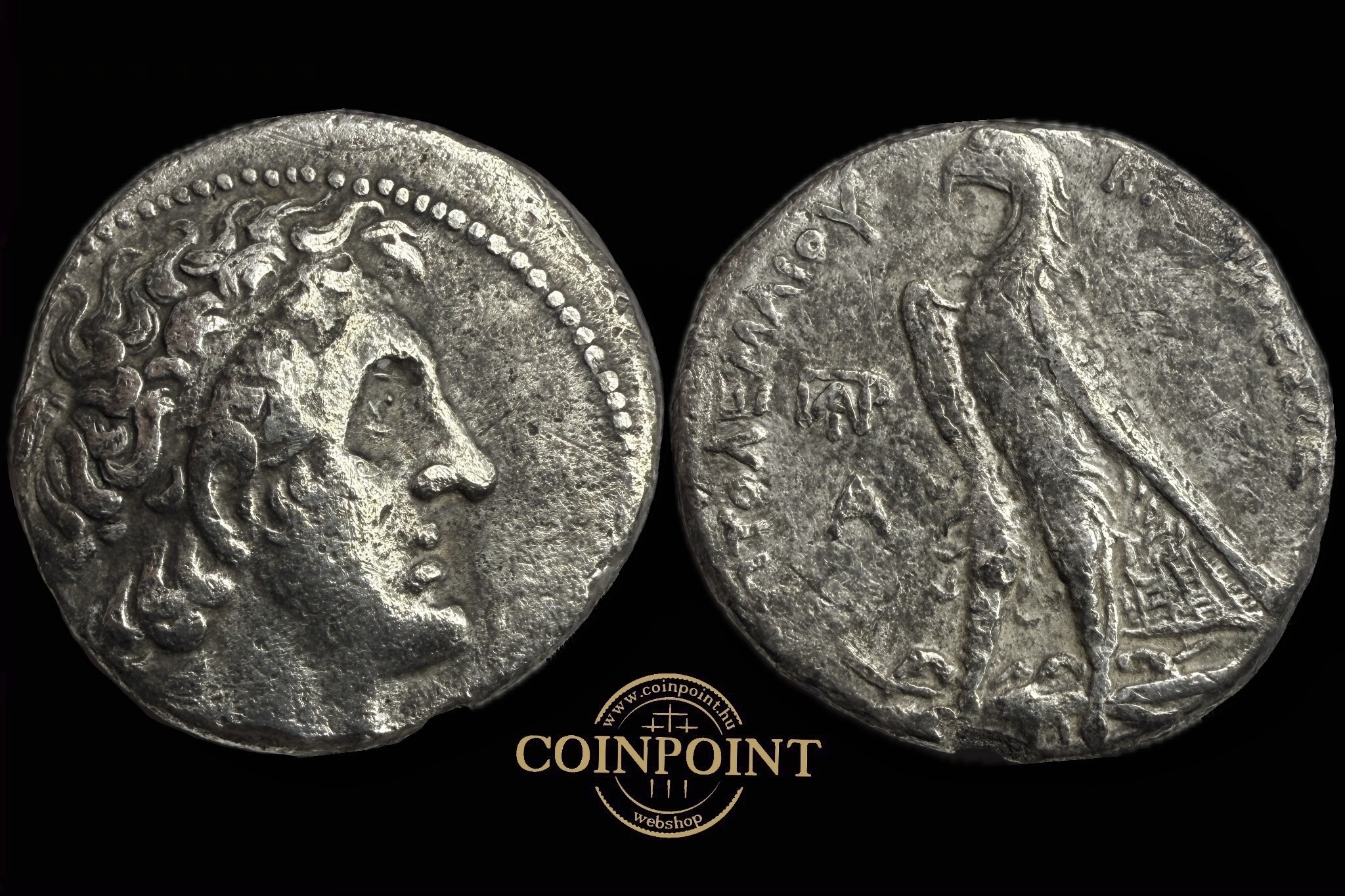 II. Ptolemaiosz Philadelphosz (i.e.285-246) Tetradrachma