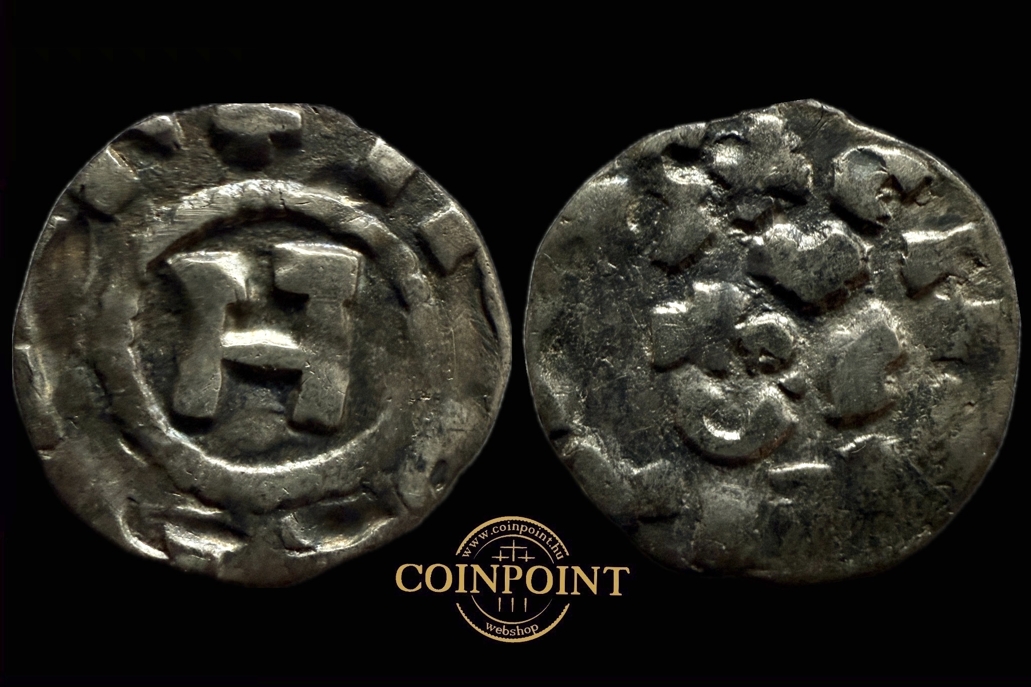 II.Henrik (1004-1024) dénár Gizella magyar királyné bátyja CNI XI 29