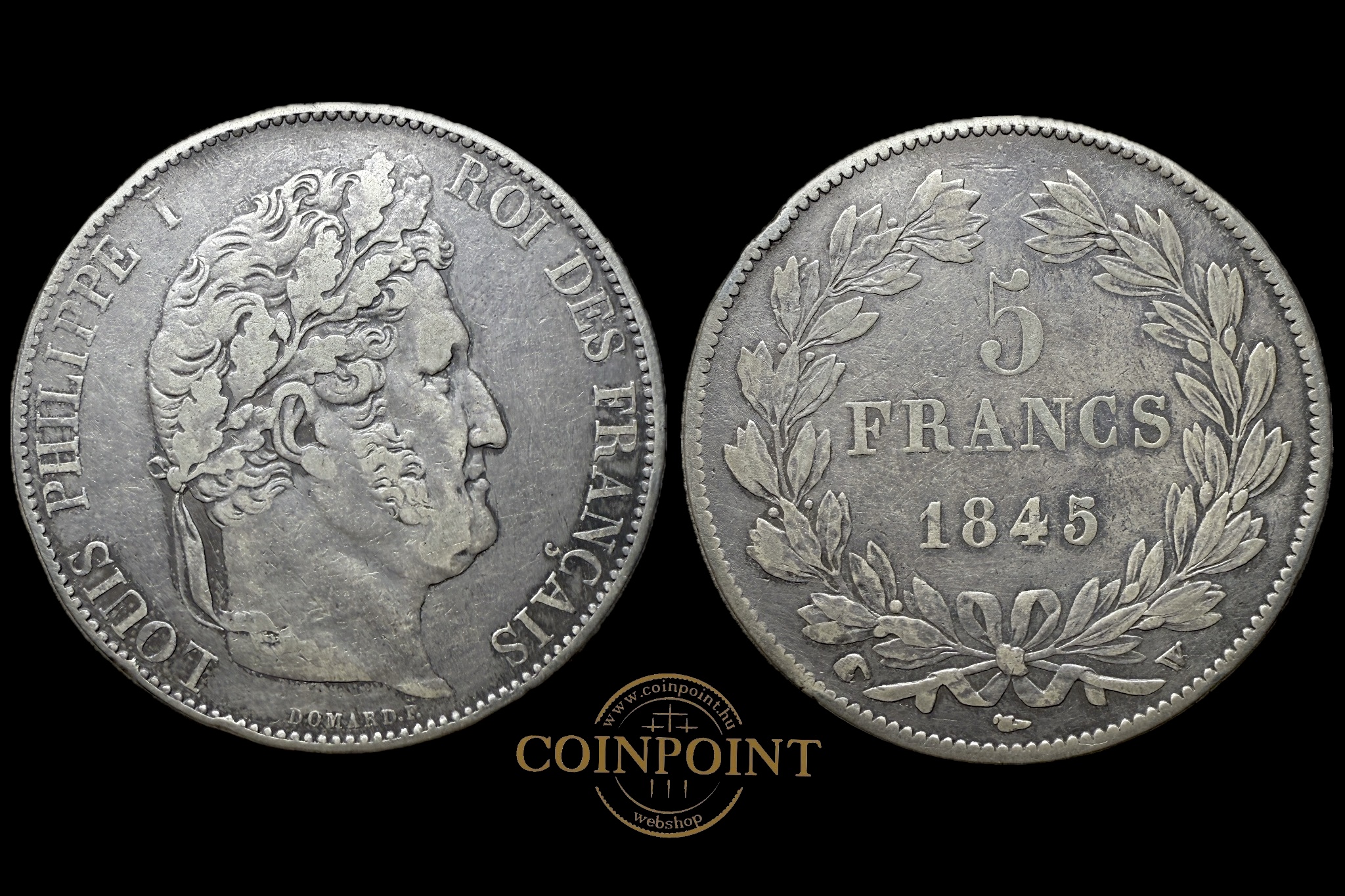 I.Louis Philippe 5 Franc 1845