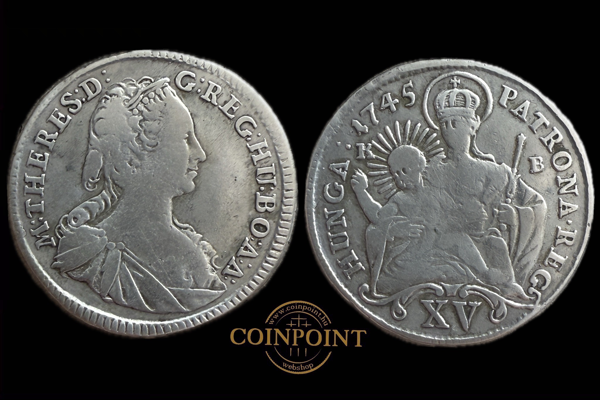 Mária Terézia 15 Krajcár (1745)K-B